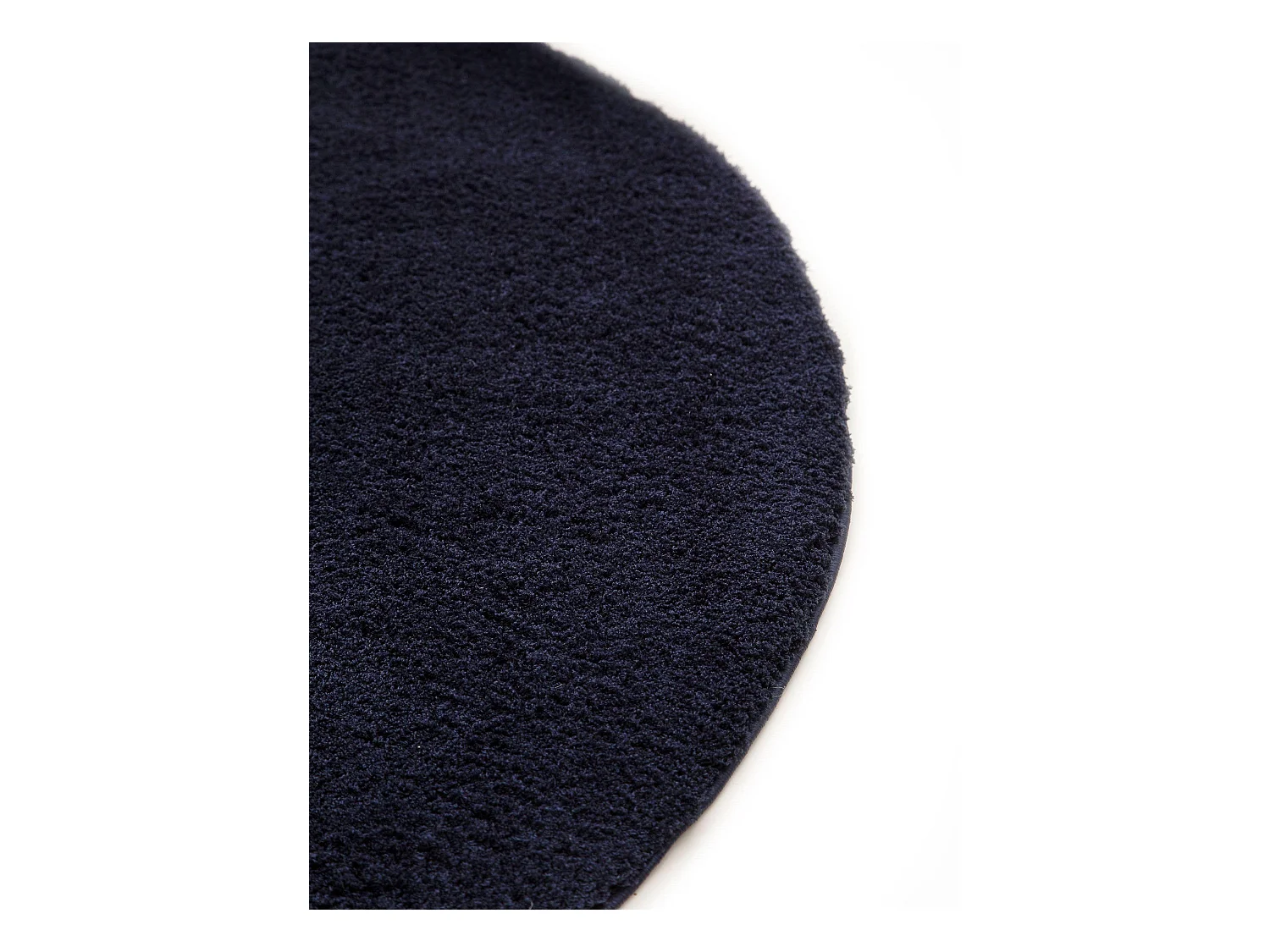 Tapis à poils longs Soda Bleu foncé ø 200 cm rond