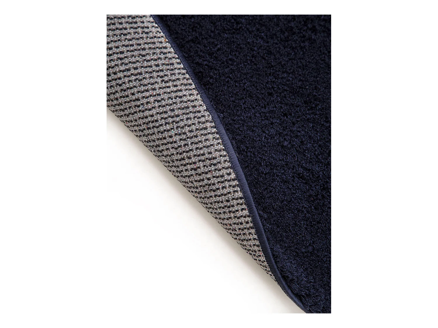 Tapis à poils longs Soda Bleu foncé ø 200 cm rond