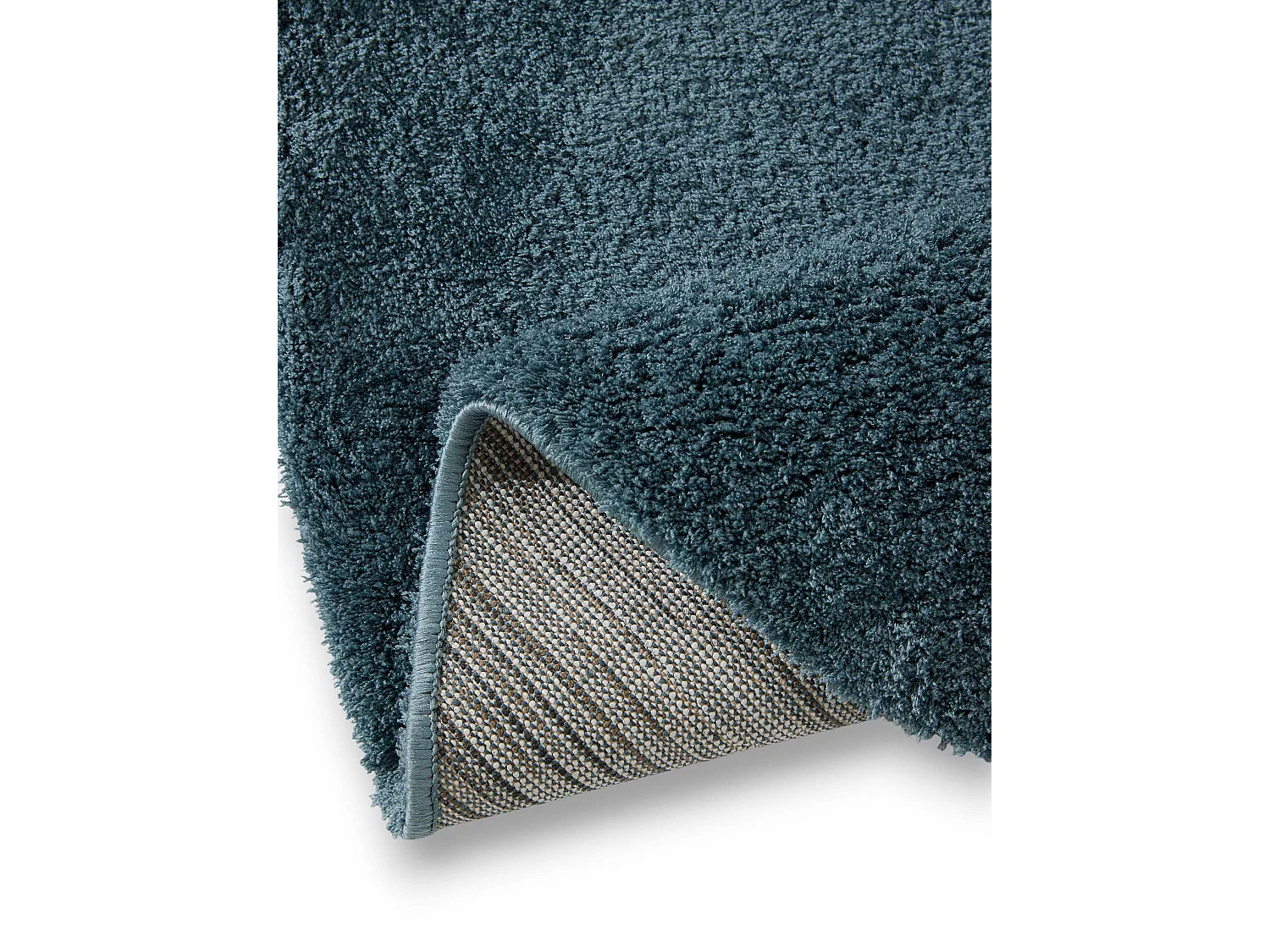 Tapis à poils longs Soda Bleu foncé ø 200 cm rond