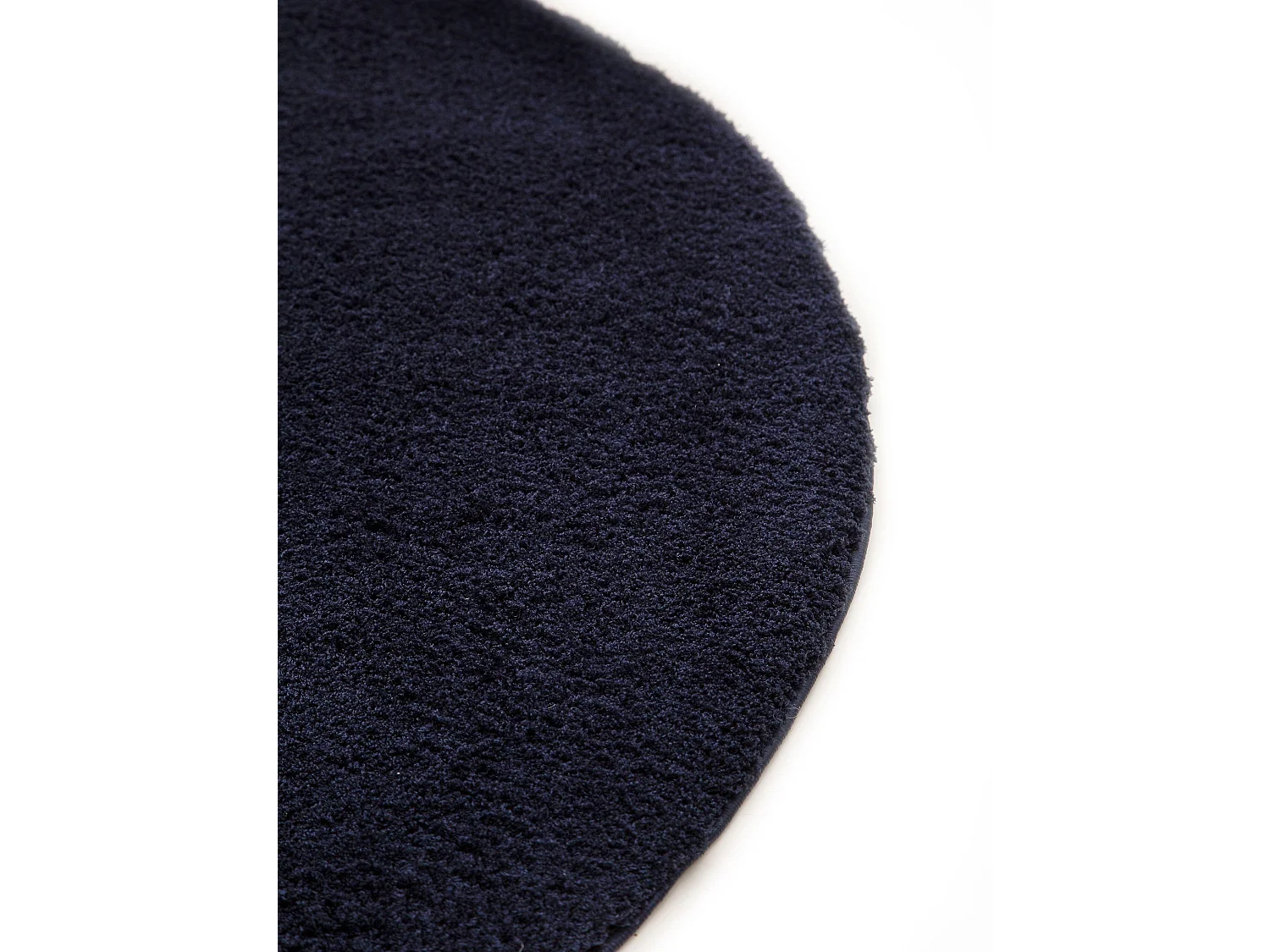 Tapis à poils longs Soda Bleu foncé ø 200 cm rond