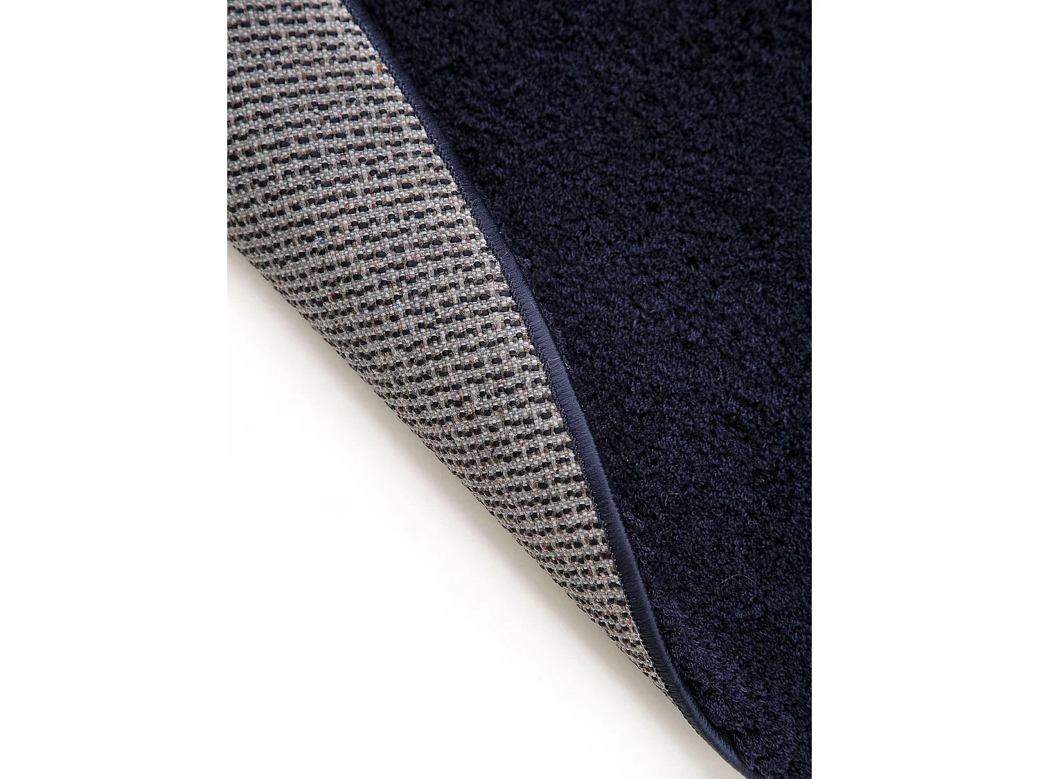 Tapis à poils longs Soda Bleu foncé ø 200 cm rond