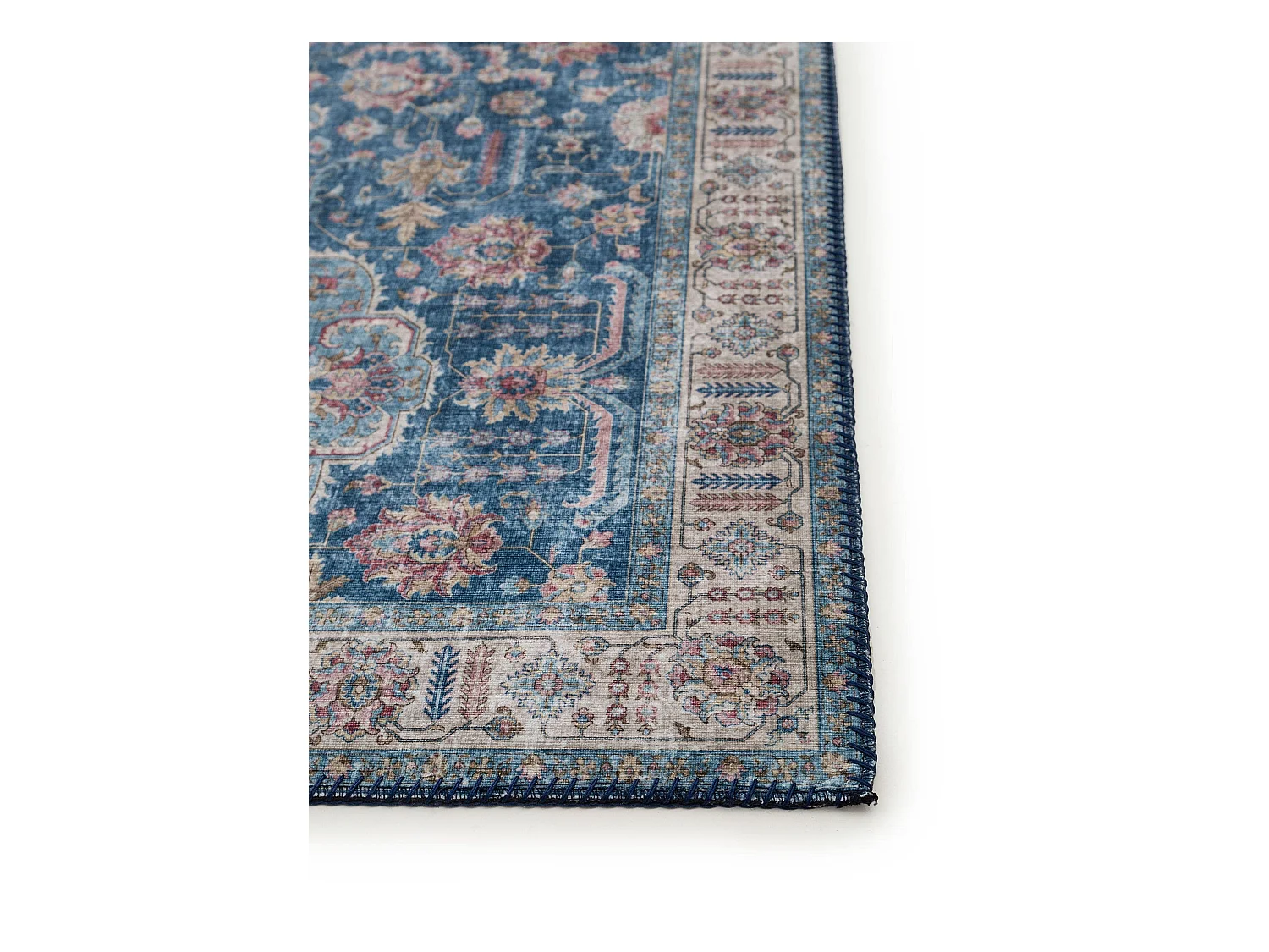 Tapis de couloir Laury Bleu 80x240 cm