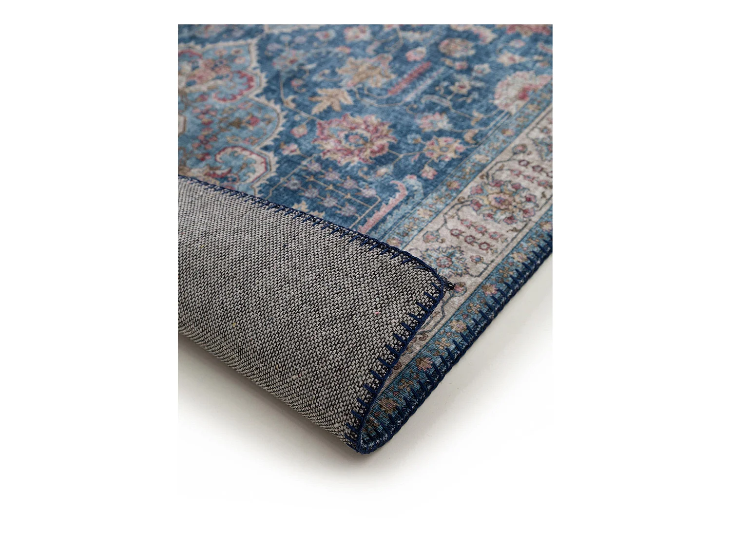 Tapis de couloir Laury Bleu 80x240 cm