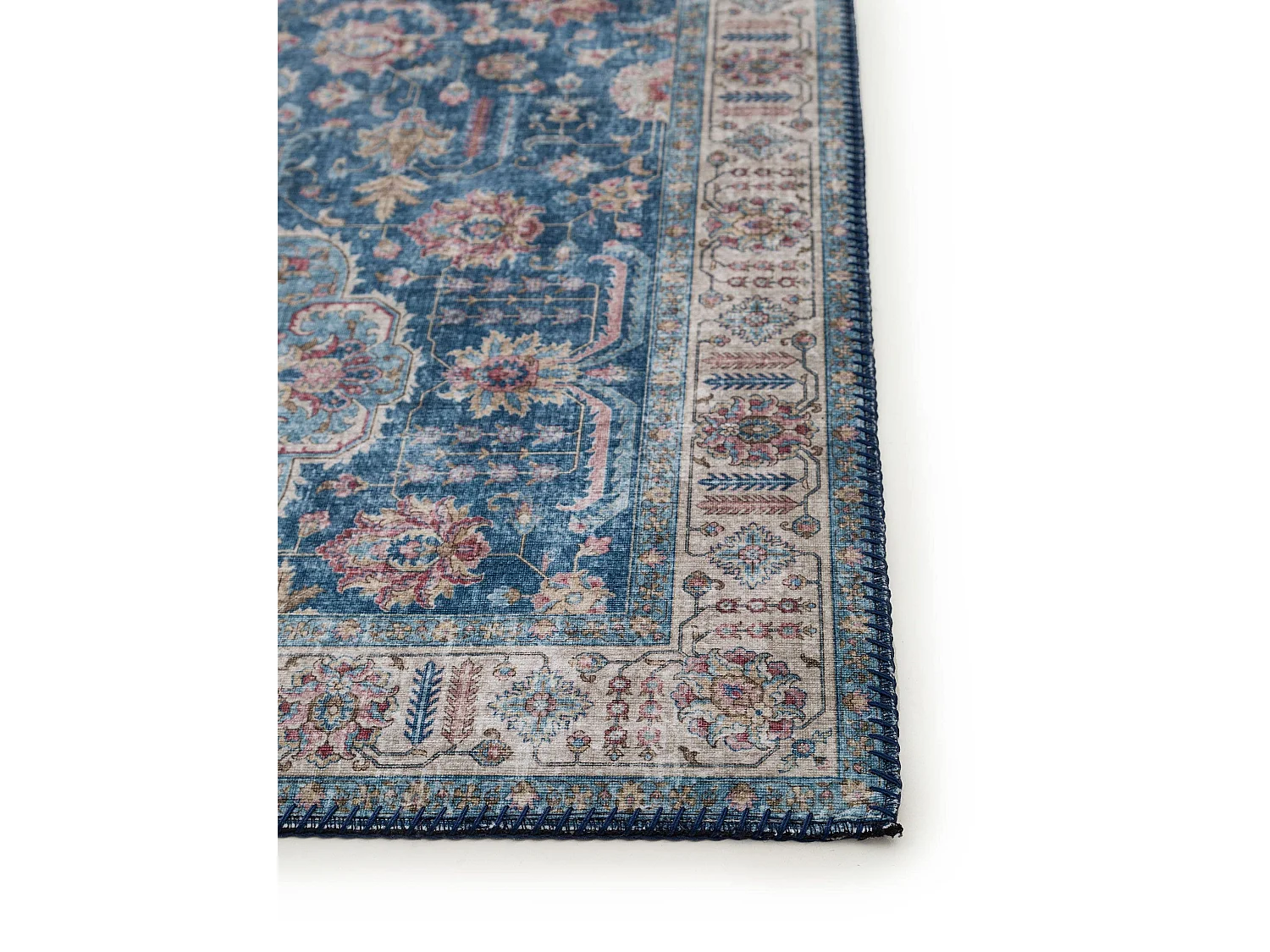 Tapis de couloir Laury Bleu 80x240 cm