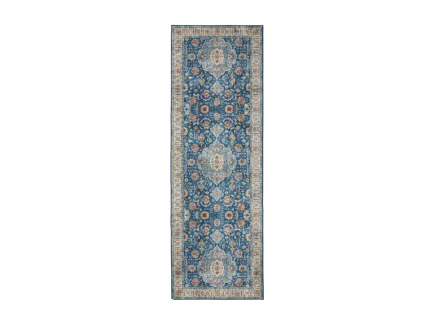Tapis de couloir Laury Bleu 80x240 cm