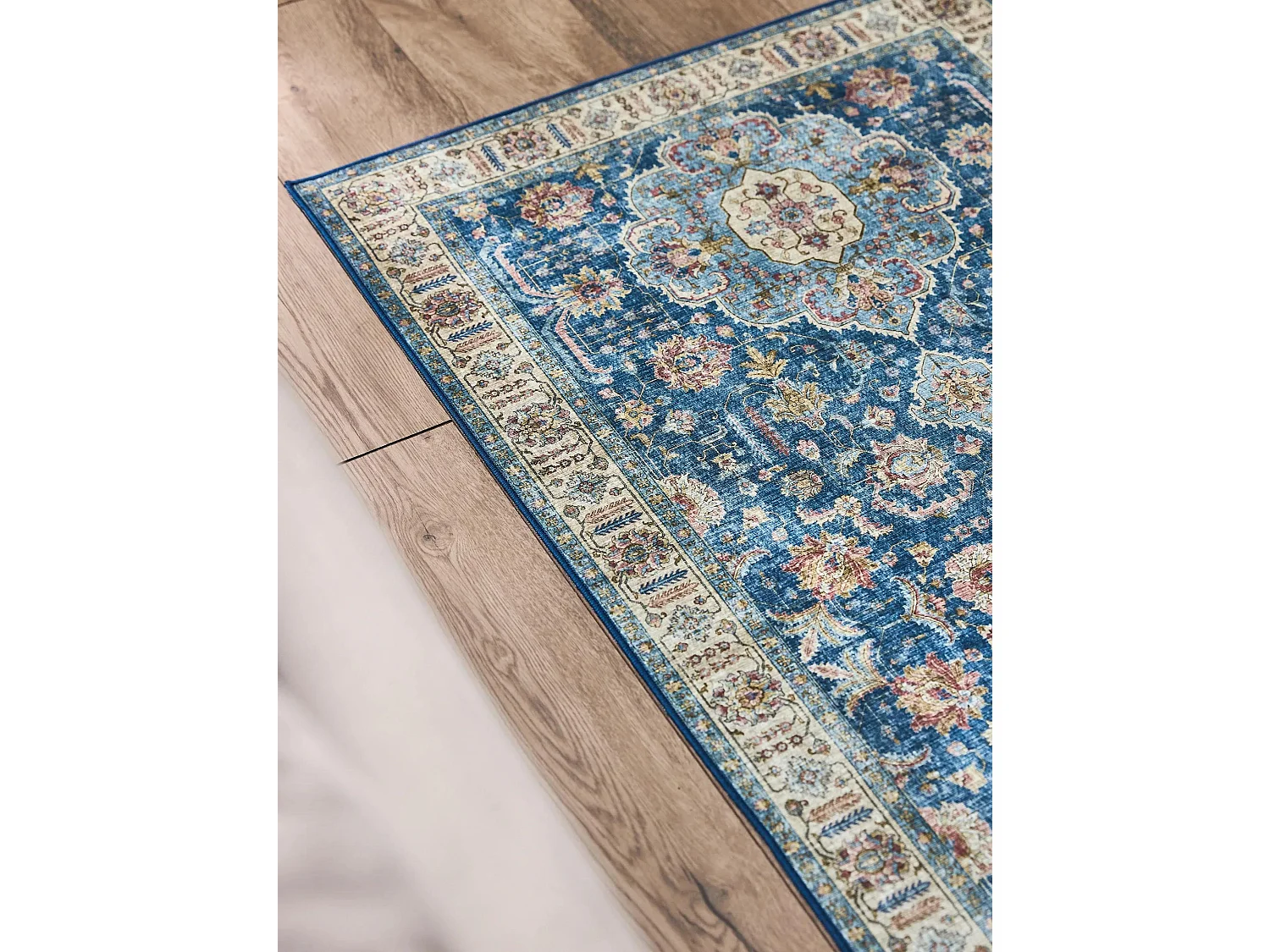 Tapis de couloir Laury Bleu 80x240 cm