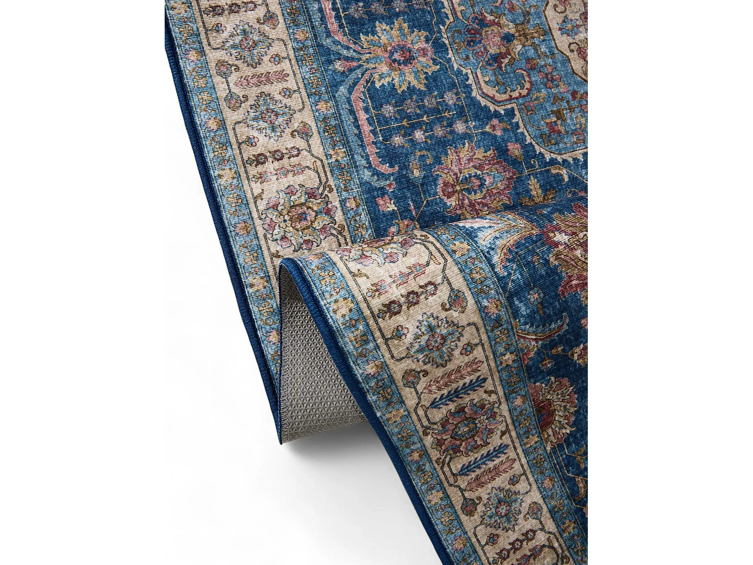 Tapis de couloir Laury Bleu 80x240 cm