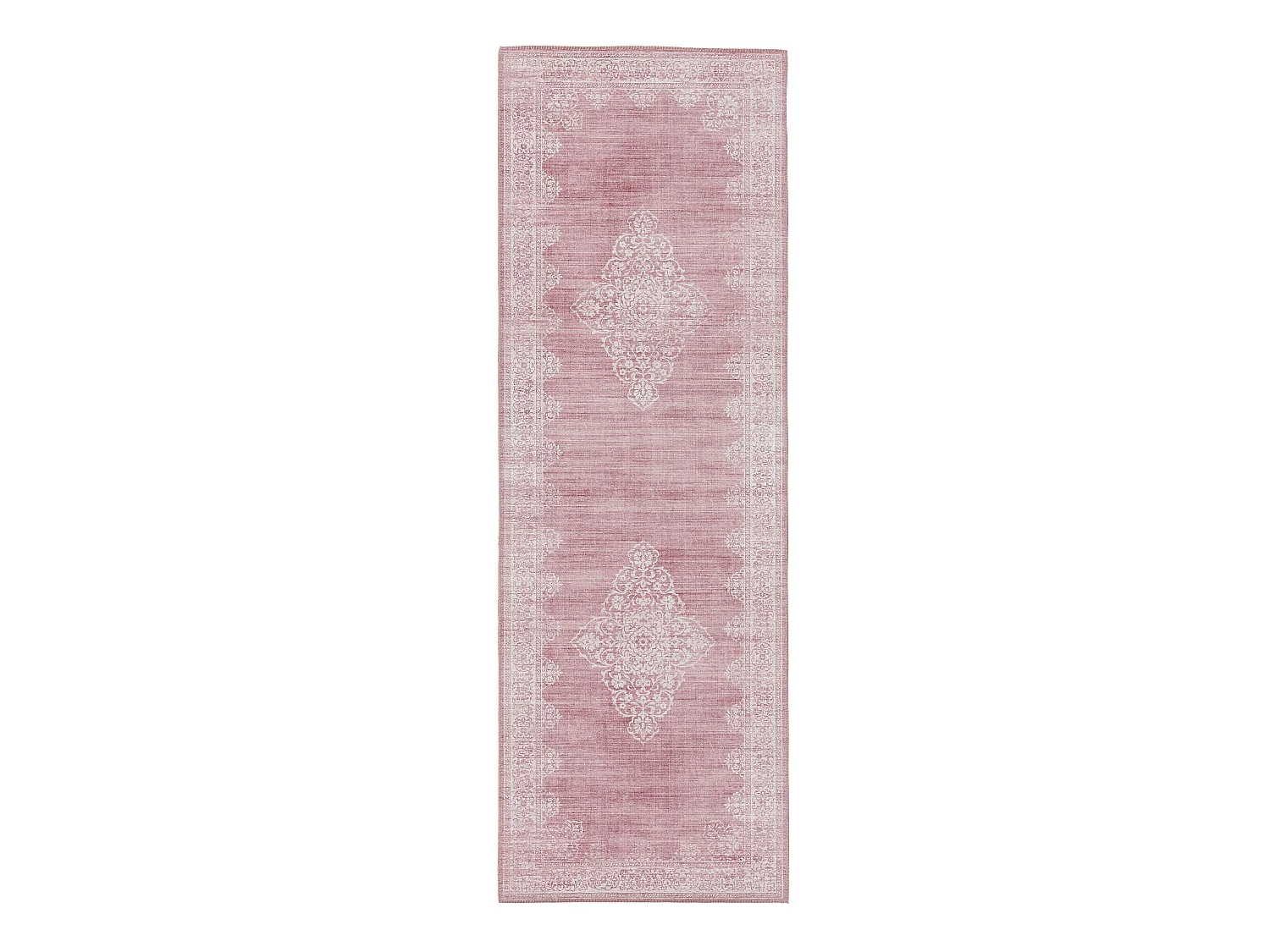 Tapis de couloir Laury Rose 80x240 cm
