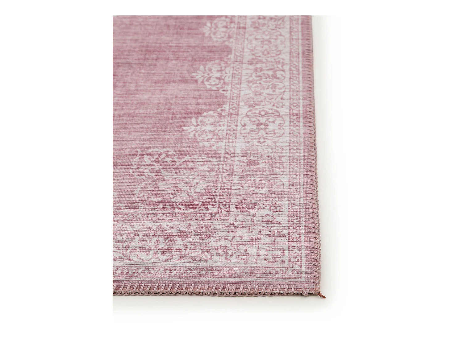 Tapis de couloir Laury Rose 80x240 cm