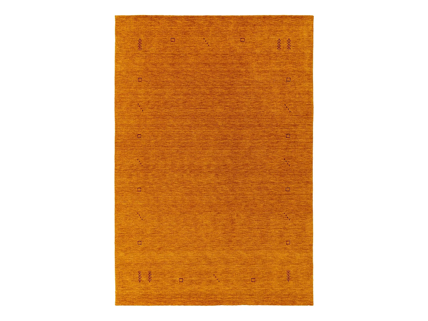 Tapis de laine Jamal Jaune 250x350 cm