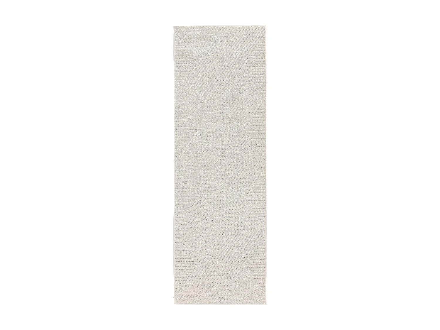 Tapis de couloir extérieur & intérieur Mars Crème 80x240 cm