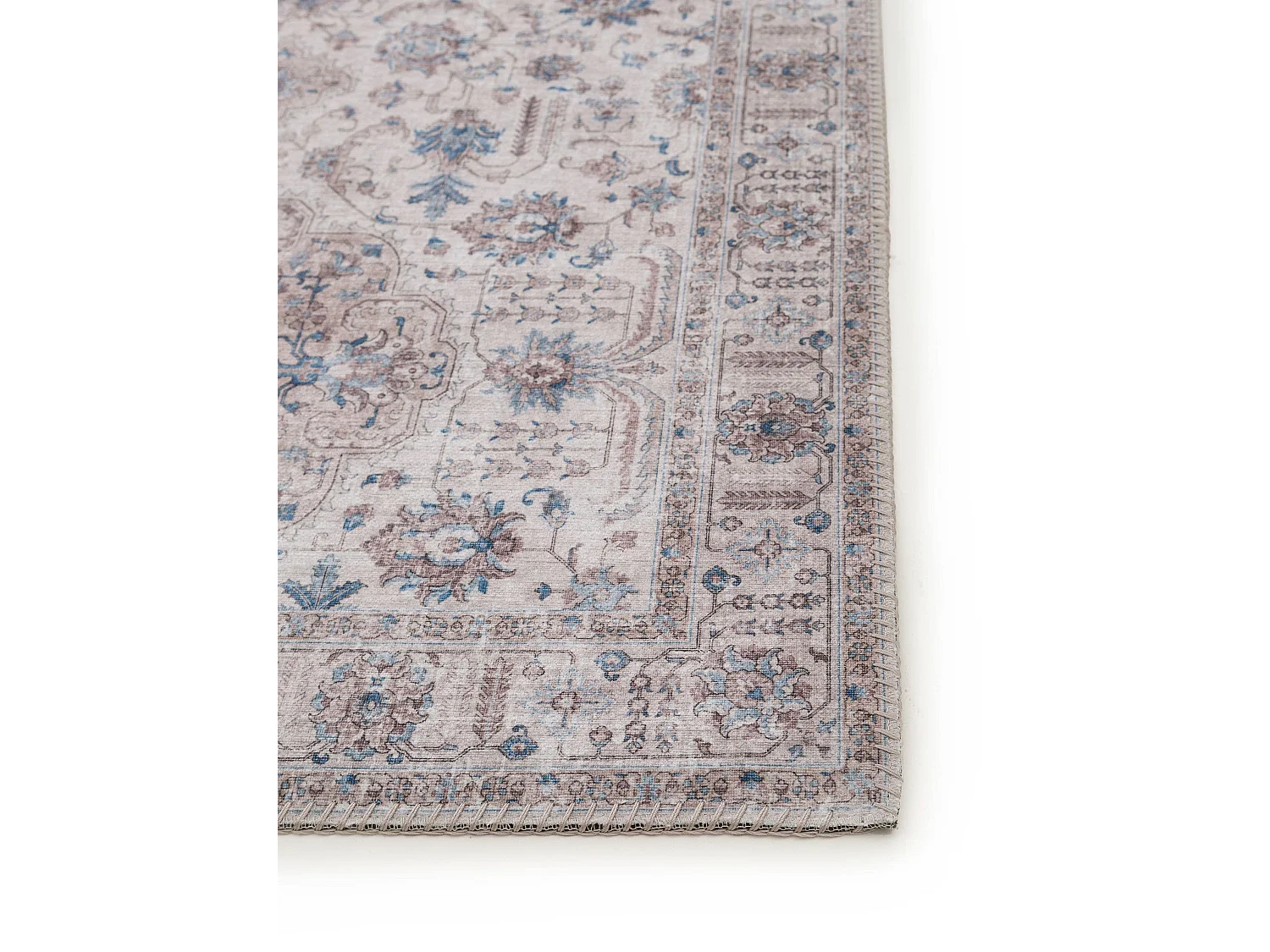 Tapis de couloir Laury Beige 80x240 cm