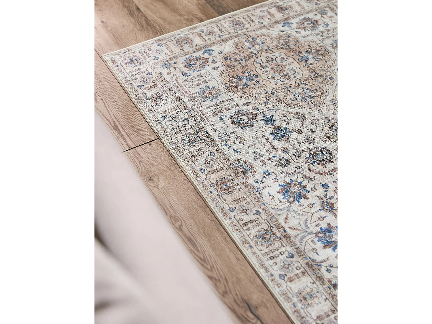 Tapis de couloir Laury Beige 80x240 cm