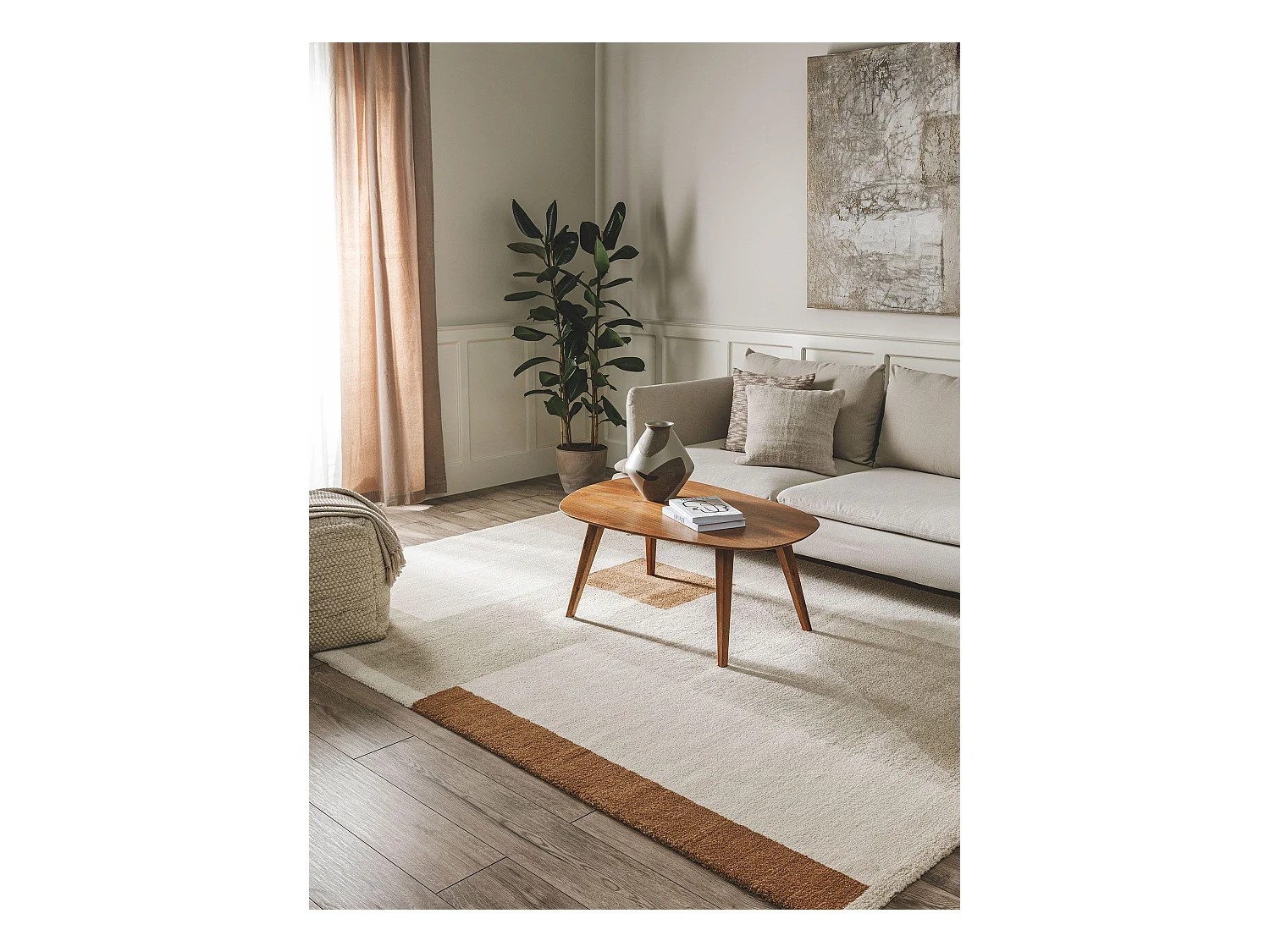 Tapis Tacoma Beige/Marron 200x290 cm
