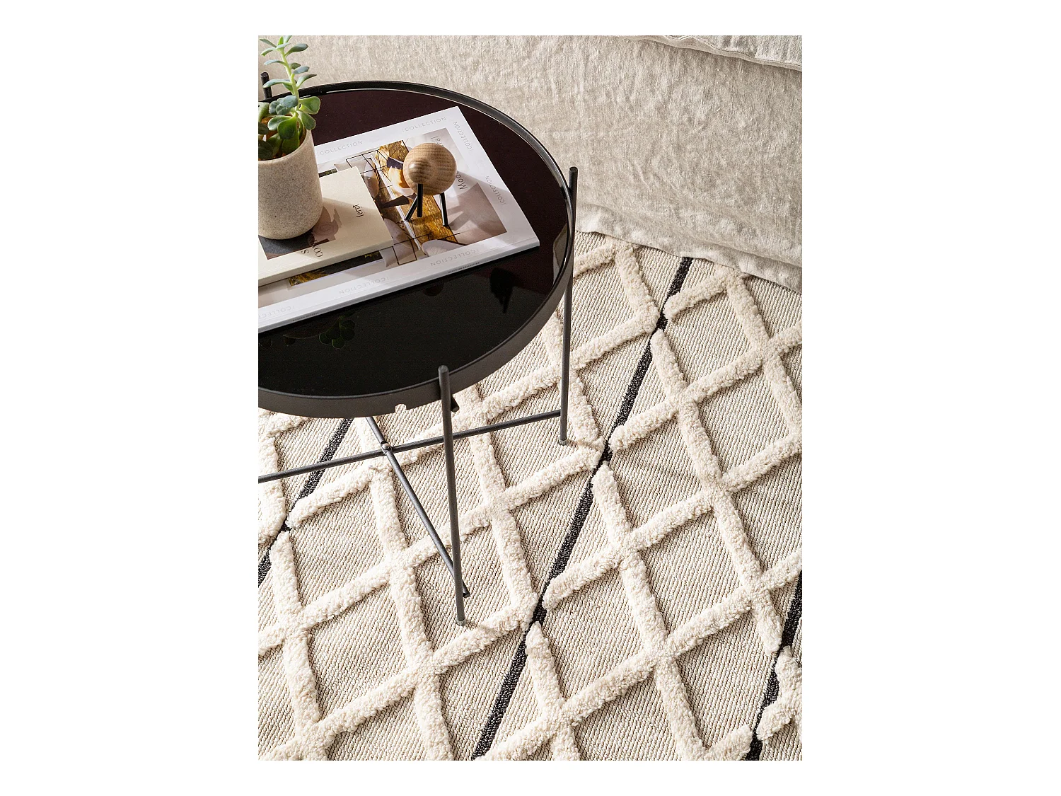 Tapis Oyo Crème 80x150 cm