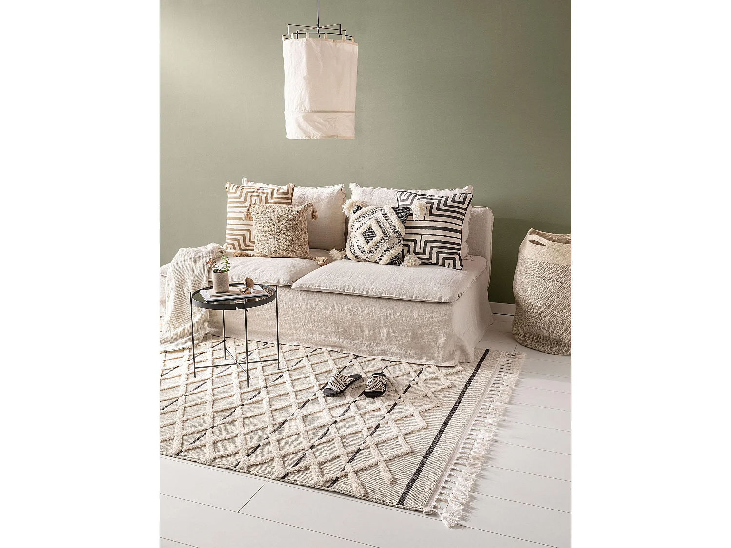 Tapis Oyo Crème 80x150 cm