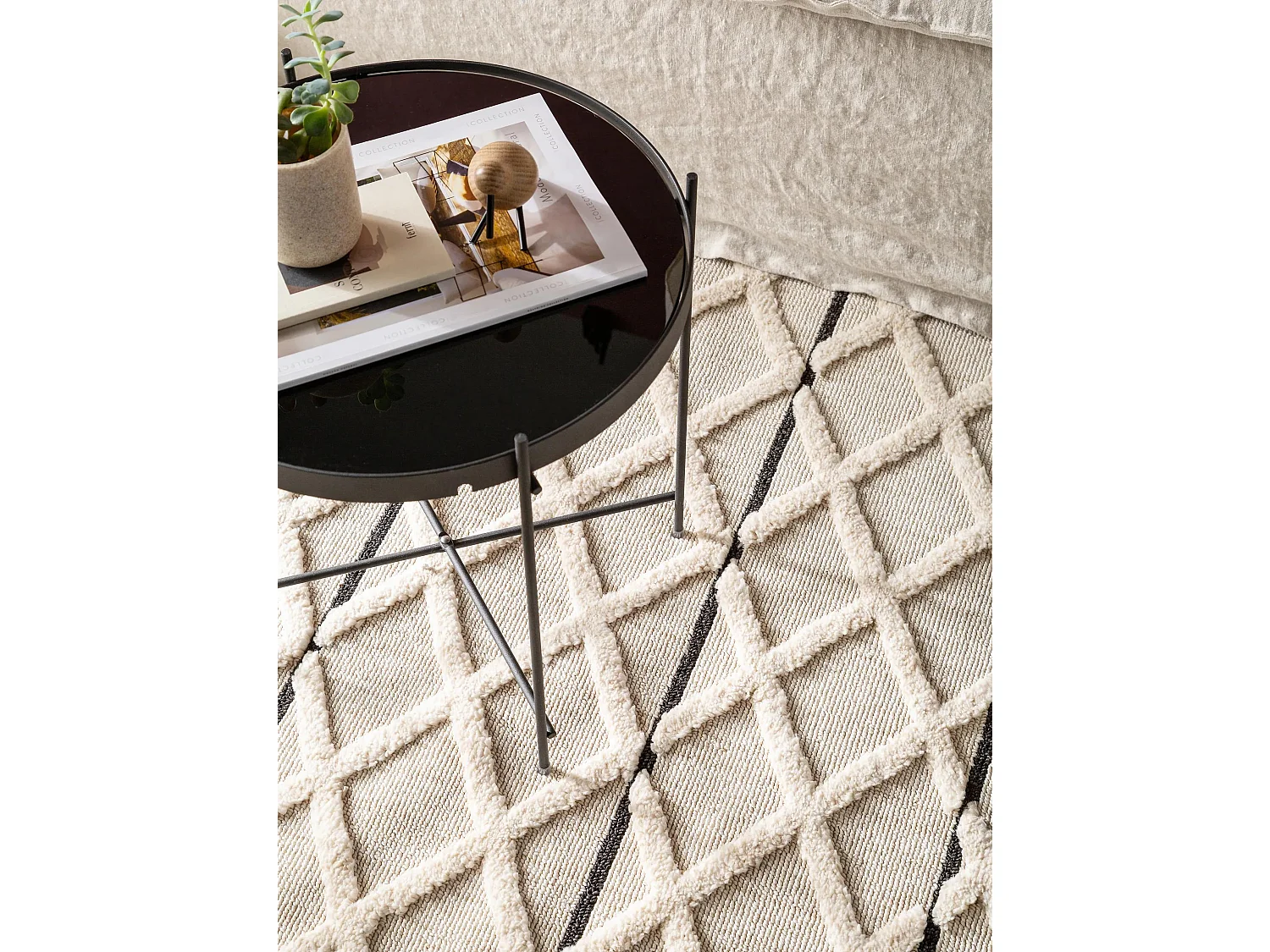 Tapis Oyo Crème 80x150 cm