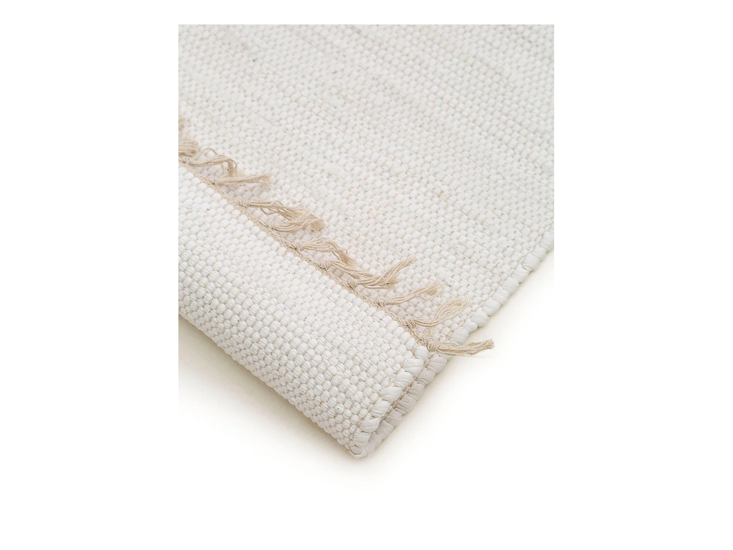 Tapis fabriqué à partir de matériaux recyclés Tom Blanc 80x300 cm