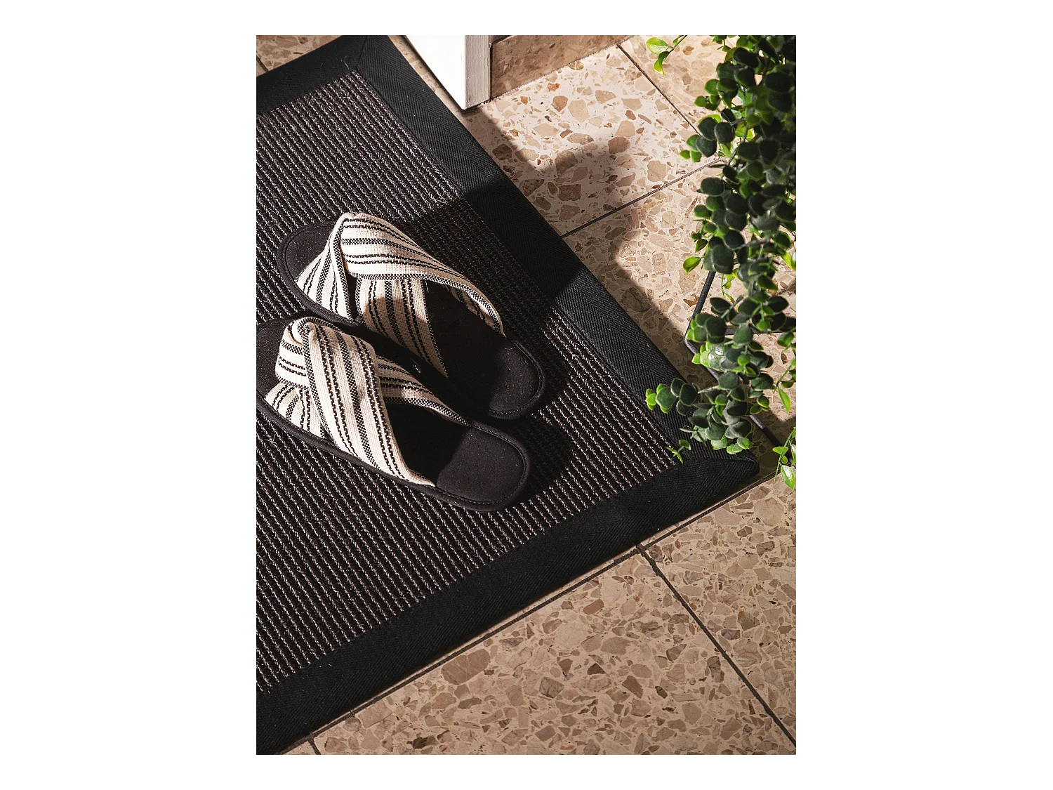 Paillasson Sana Noir 60x90 cm