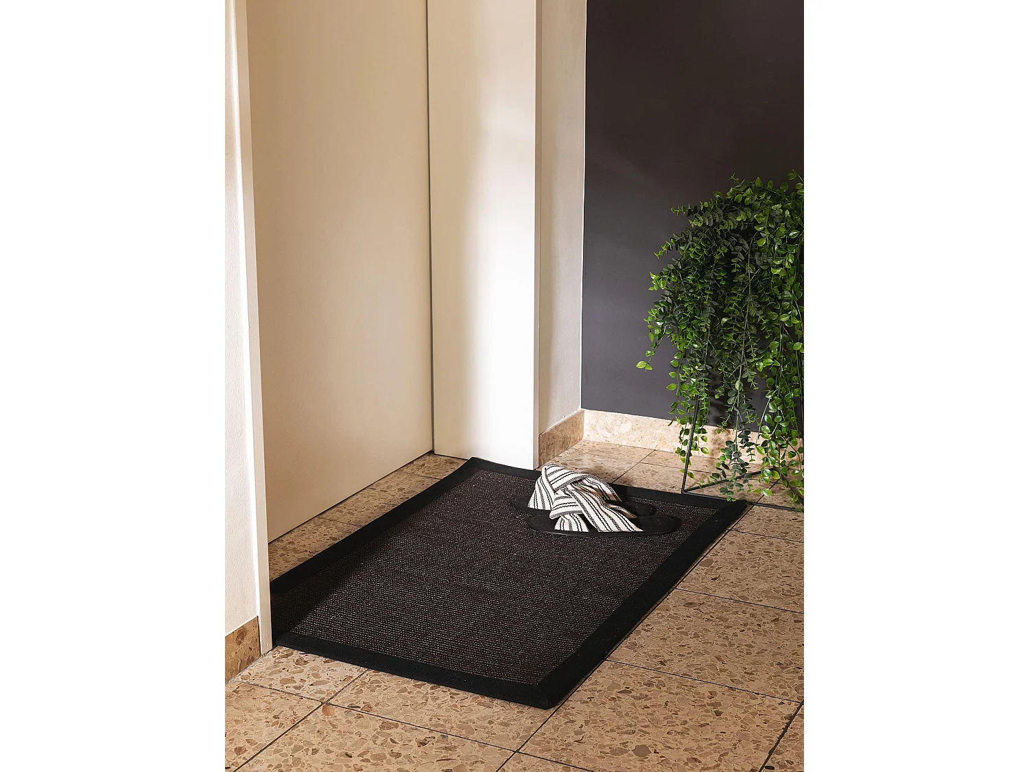 Paillasson Sana Noir 60x90 cm