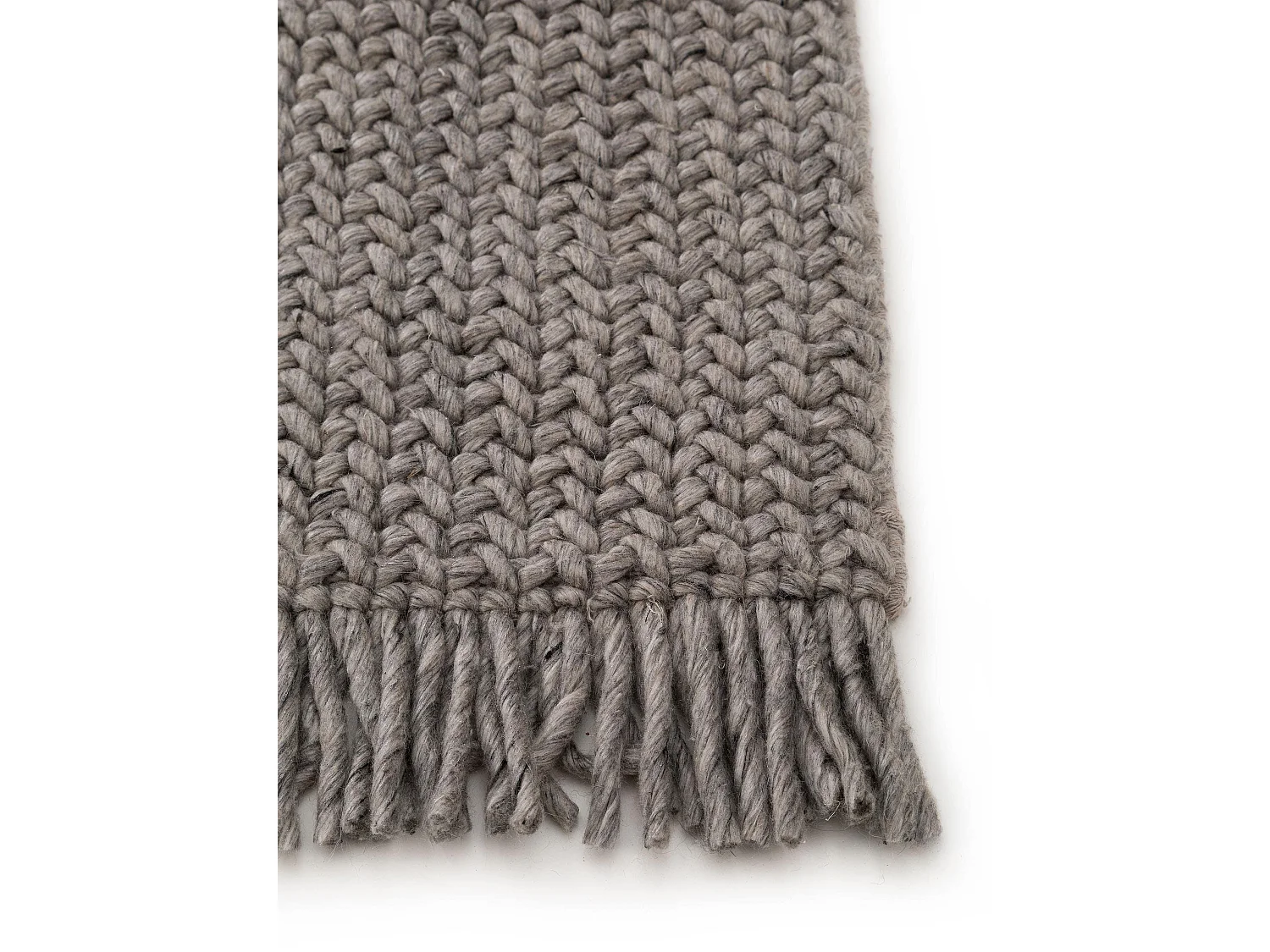 Tapis de laine Velma Gris 80x150 cm