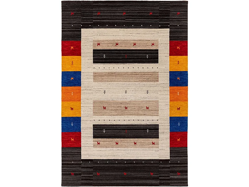 Tapis de laine Jamal Multicouleur 160x230 cm