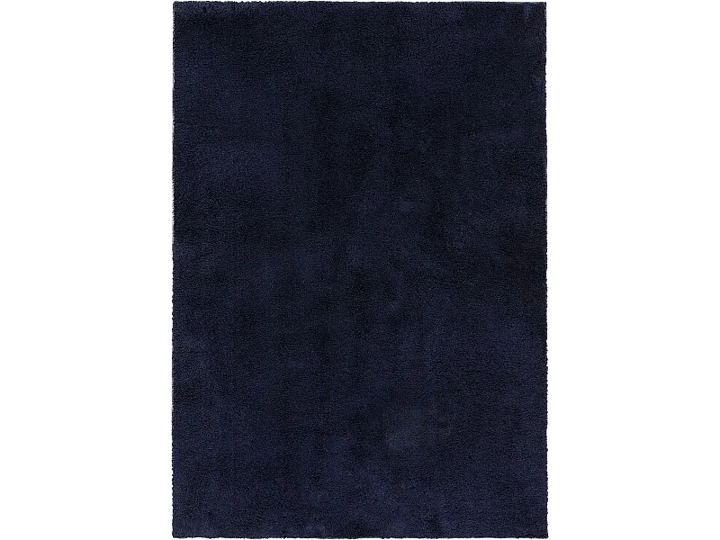 Tapis à poils longs Soda Bleu foncé 240x340 cm