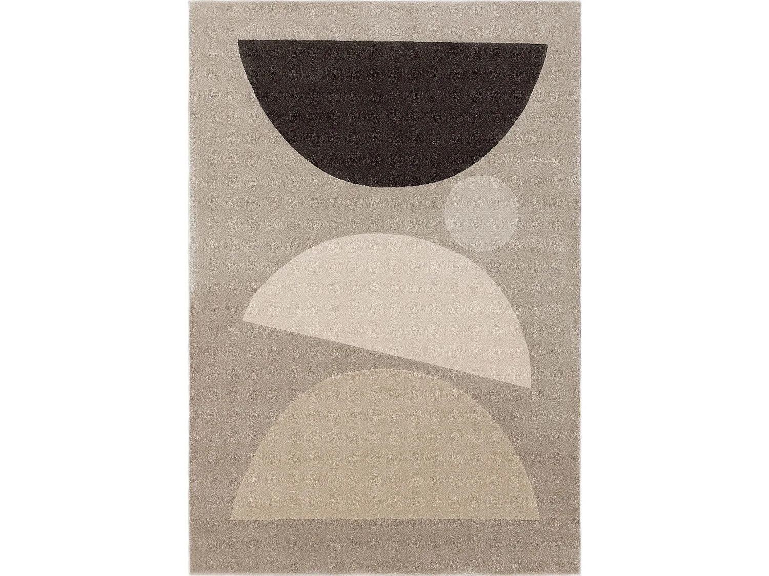 Tapis Ida Crème/Anthracite 160x230 cm