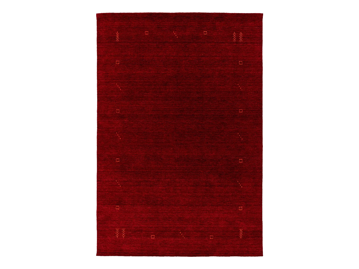 Tapis de laine Jamal Rouge 80x150 cm