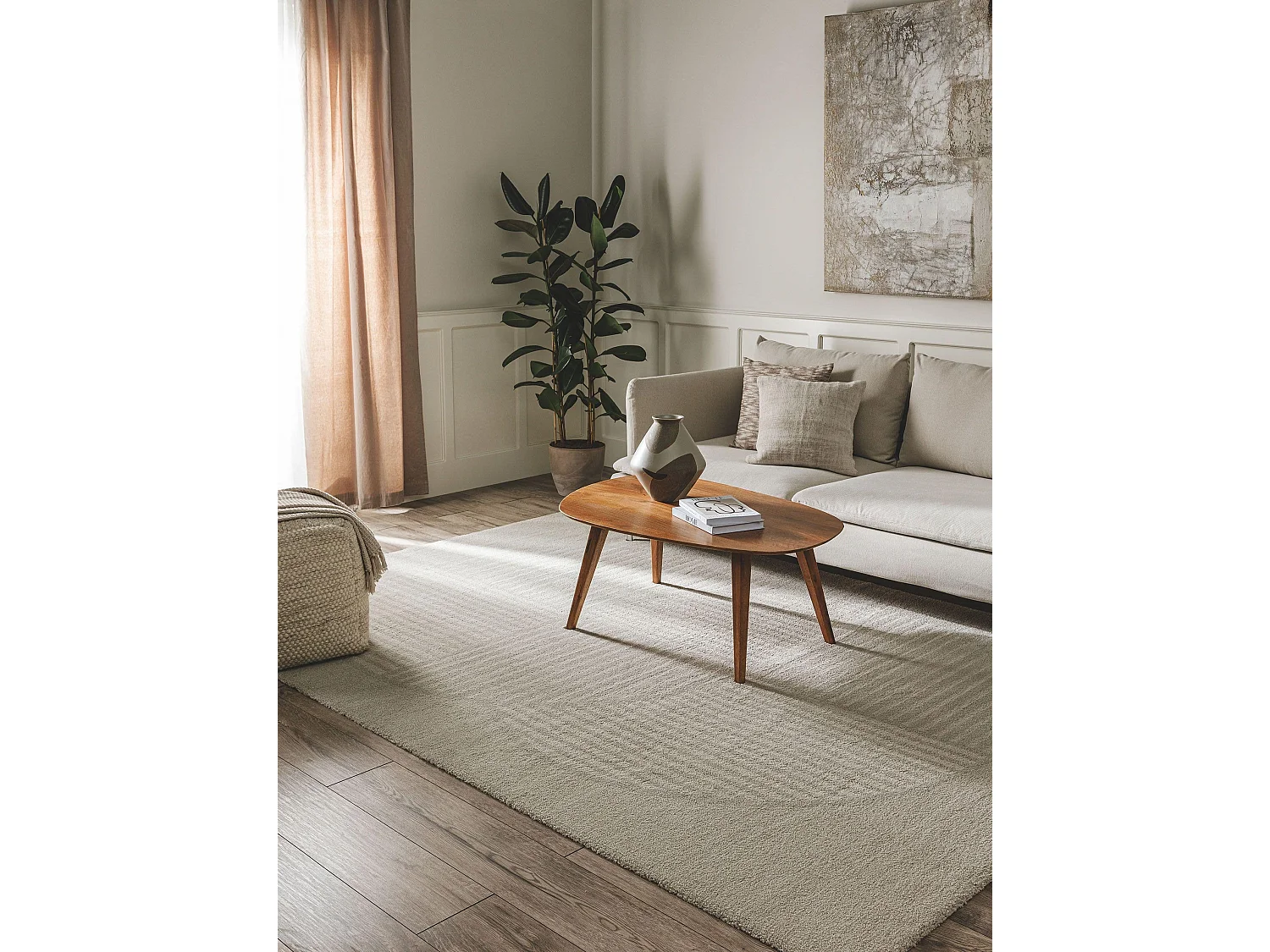 Tapis Tacoma Gris clair 120x170 cm