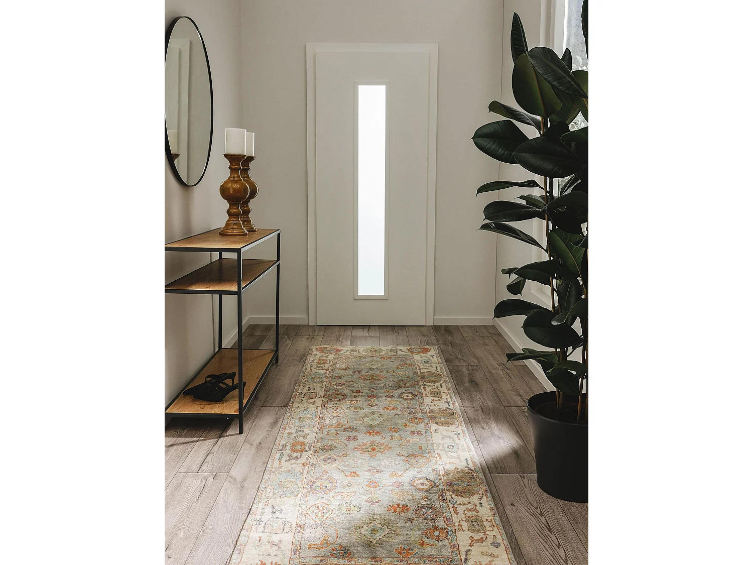 Tapis de couloir Mara Multicouleur 80x240 cm