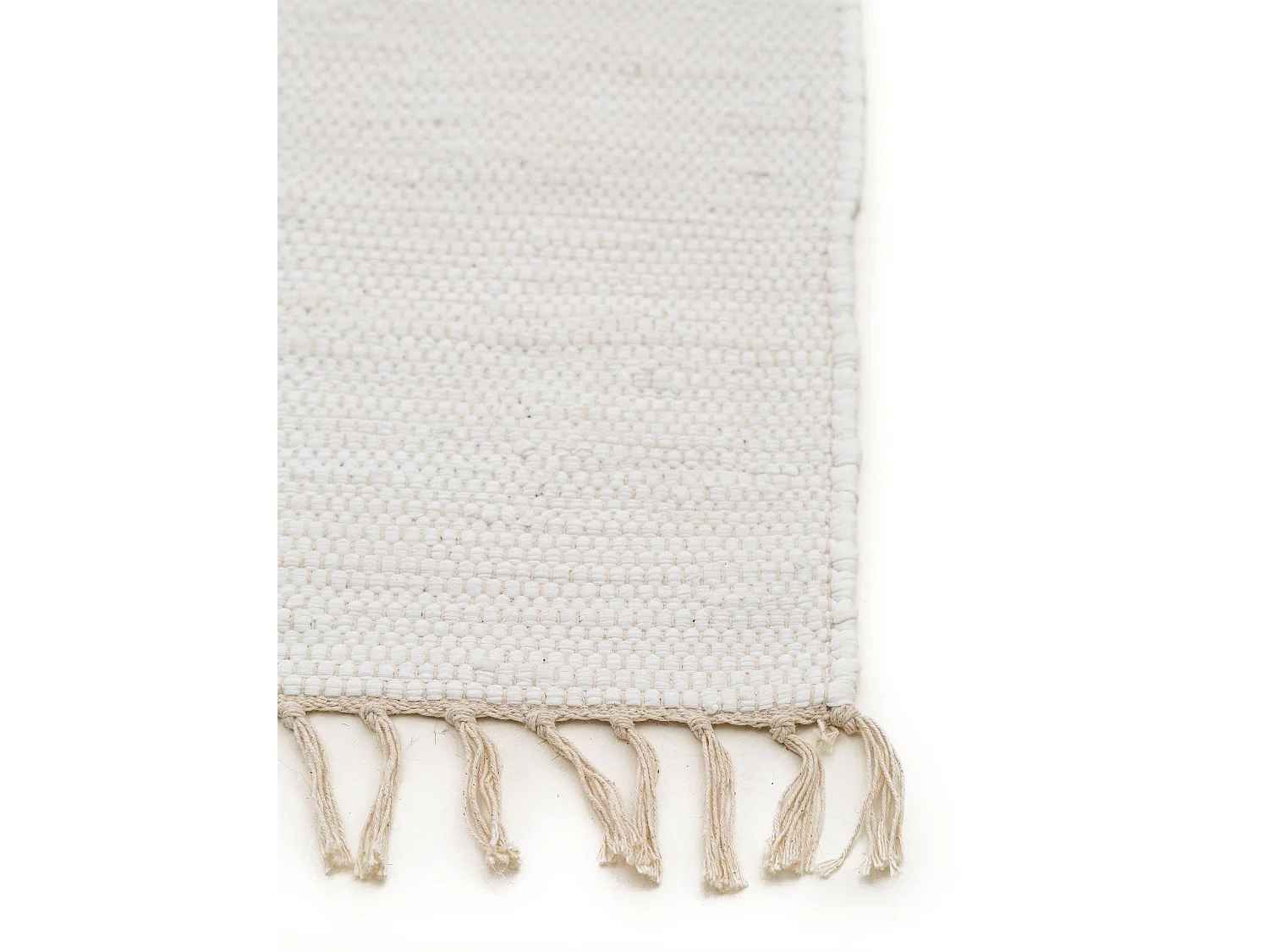 Tapis fabriqué à partir de matériaux recyclés Tom Blanc 70x200 cm