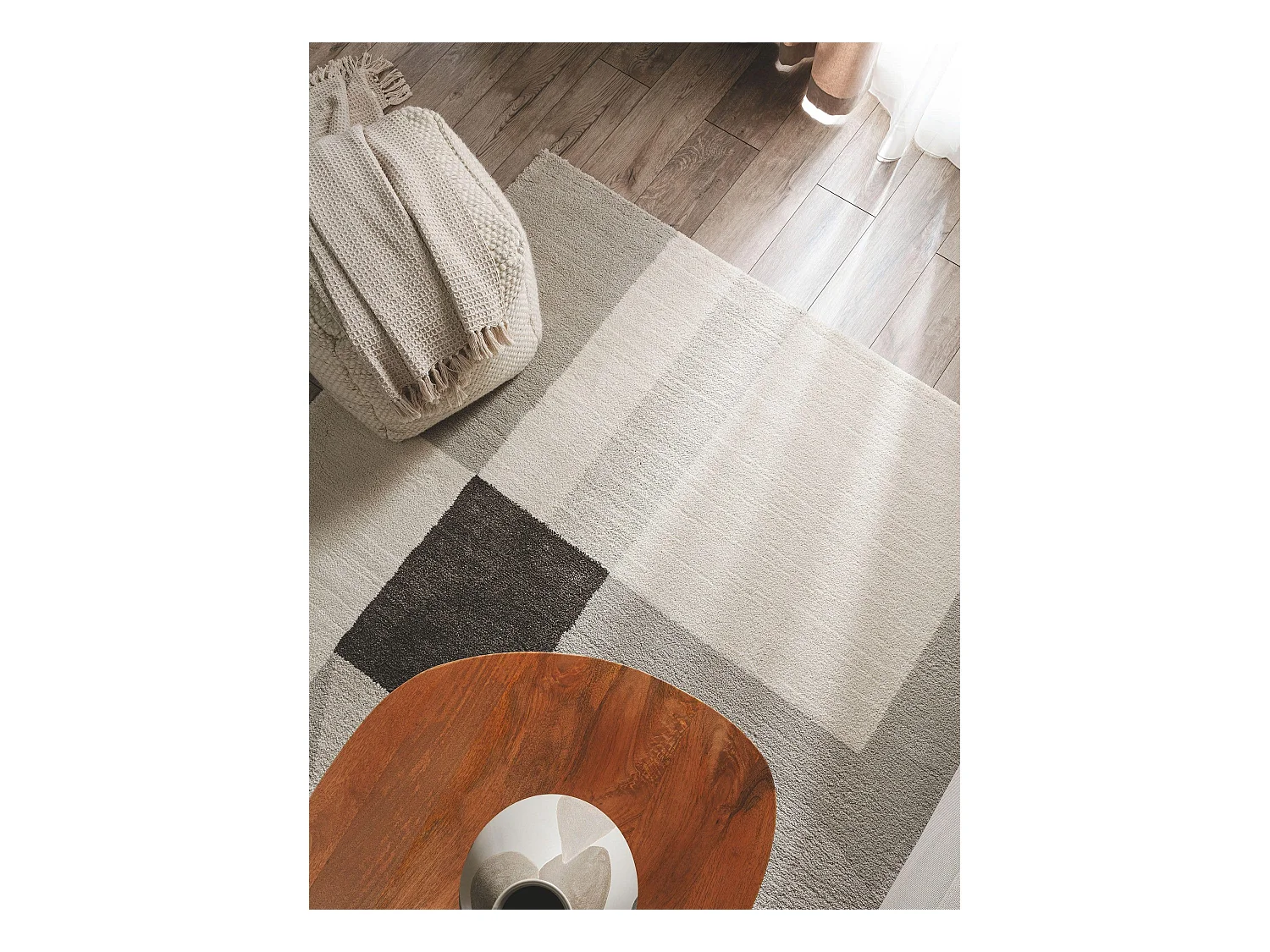Tapis Tacoma Crème/Gris 200x290 cm