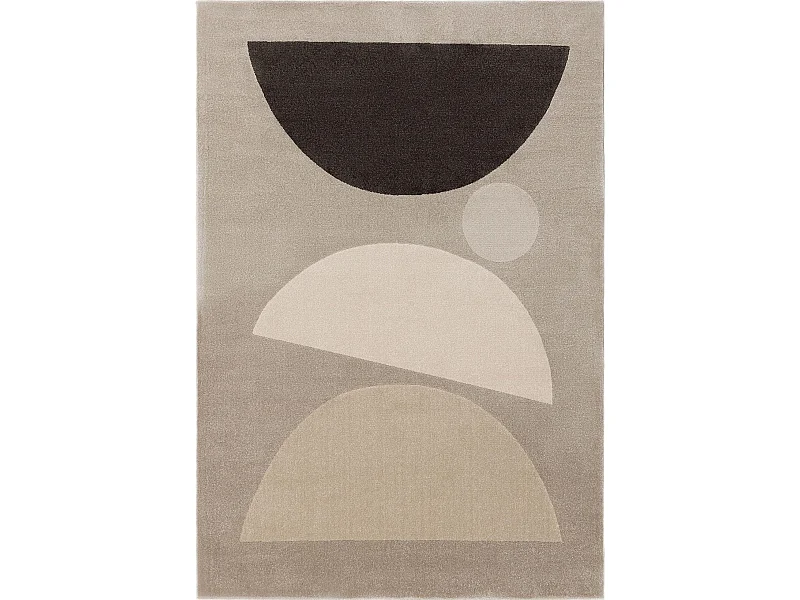 Tapis Ida Crème/Anthracite 80x150 cm