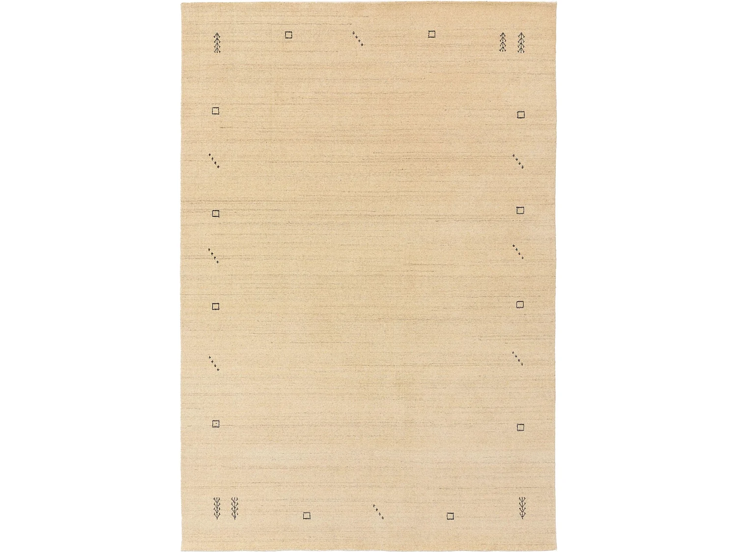 Tapis de laine Jamal Crème 160x230 cm