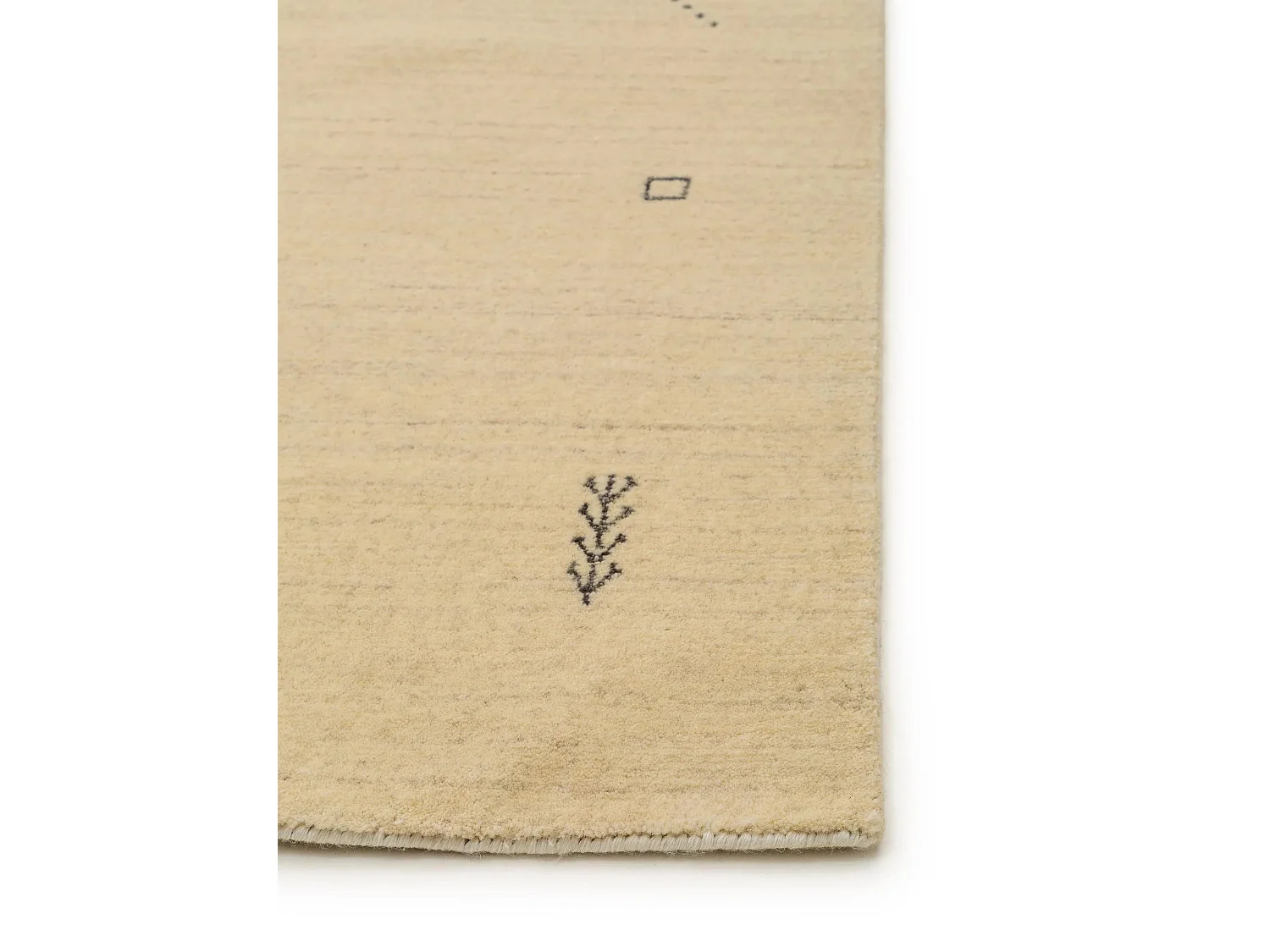 Tapis de laine Jamal Crème 160x230 cm