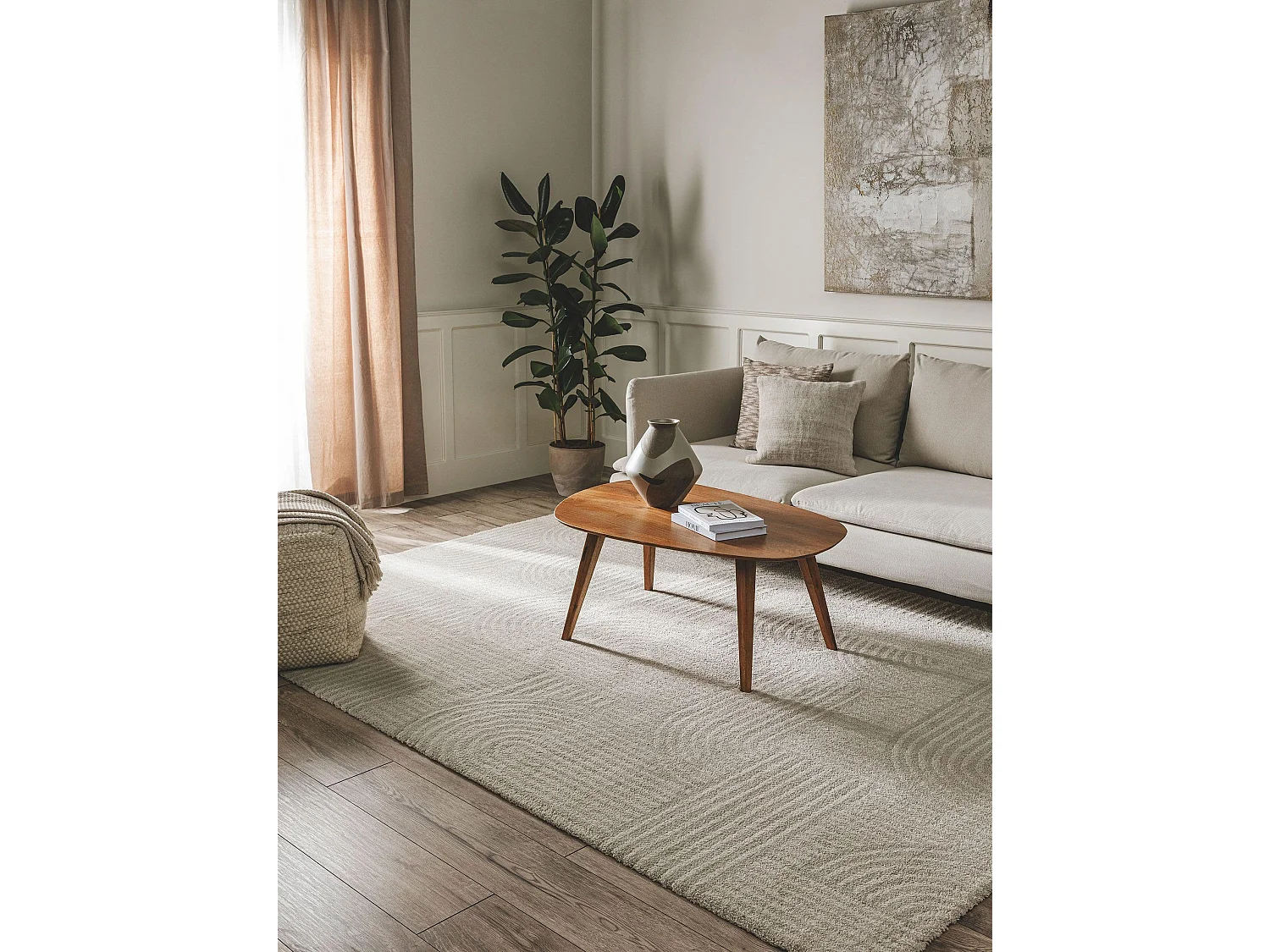 Tapis Tacoma Gris clair 160x230 cm