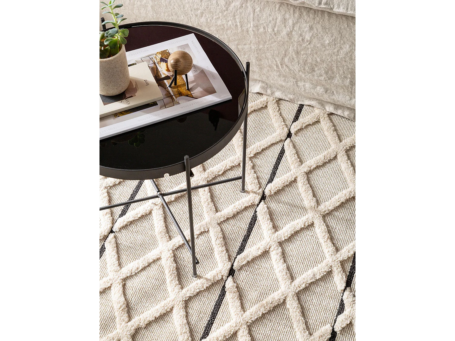 Tapis Oyo Crème 160x230 cm
