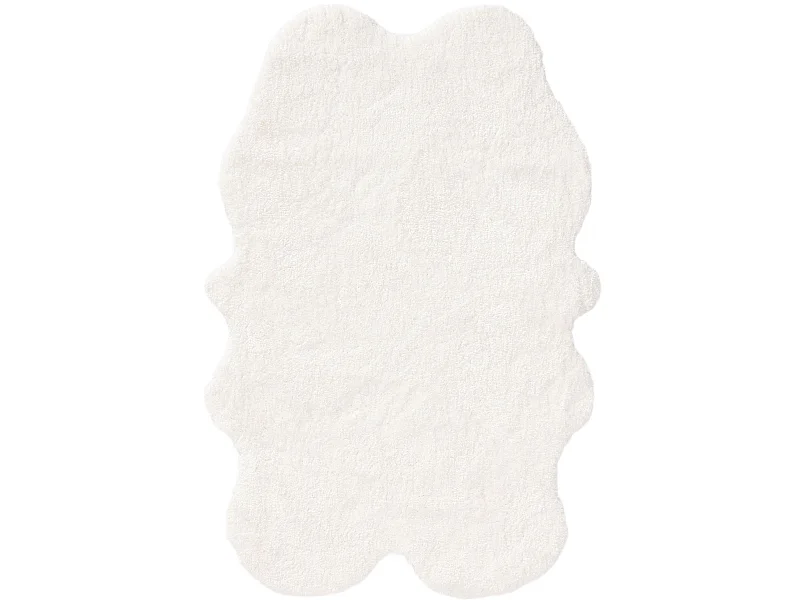 Tapis à poils longs Cloudy Crème 120x180 cm