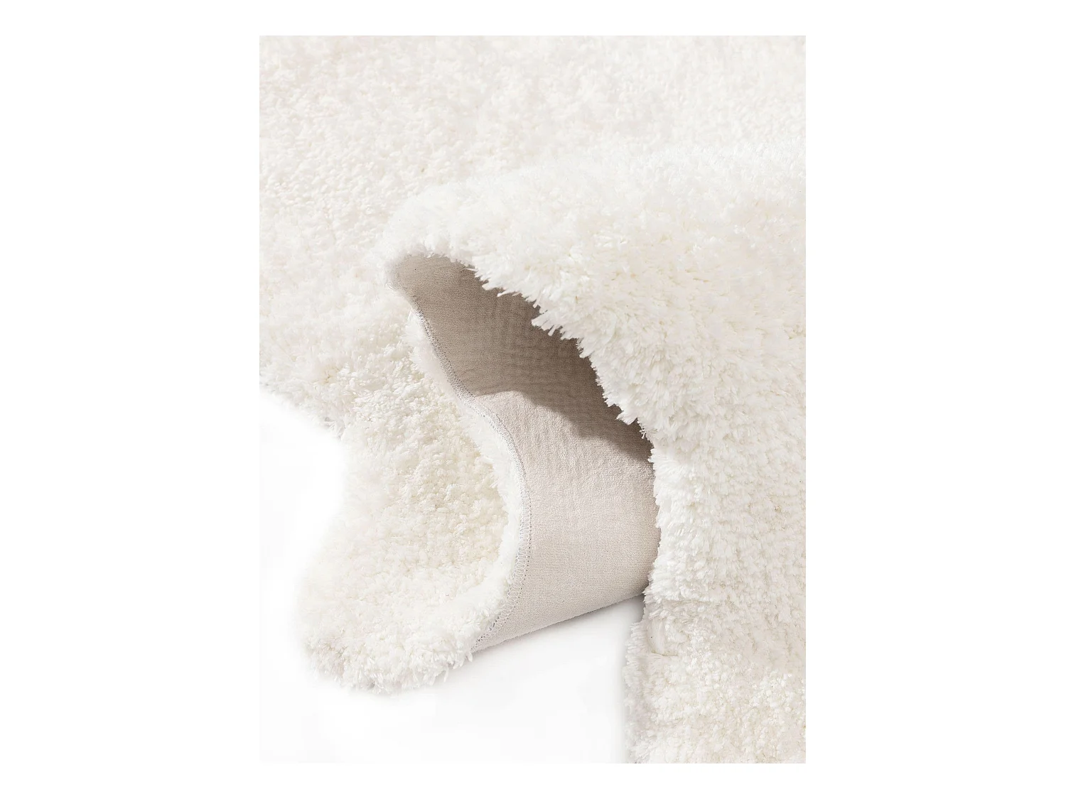 Tapis à poils longs Cloudy Crème 120x180 cm