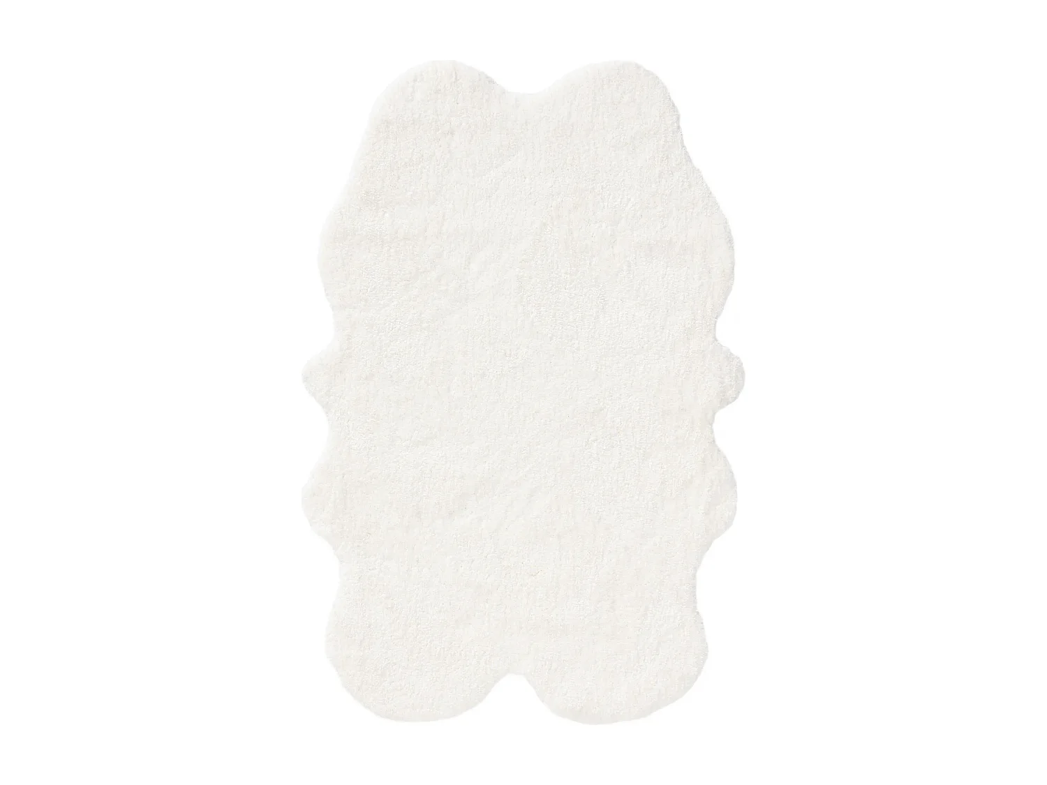 Tapis à poils longs Cloudy Crème 120x180 cm