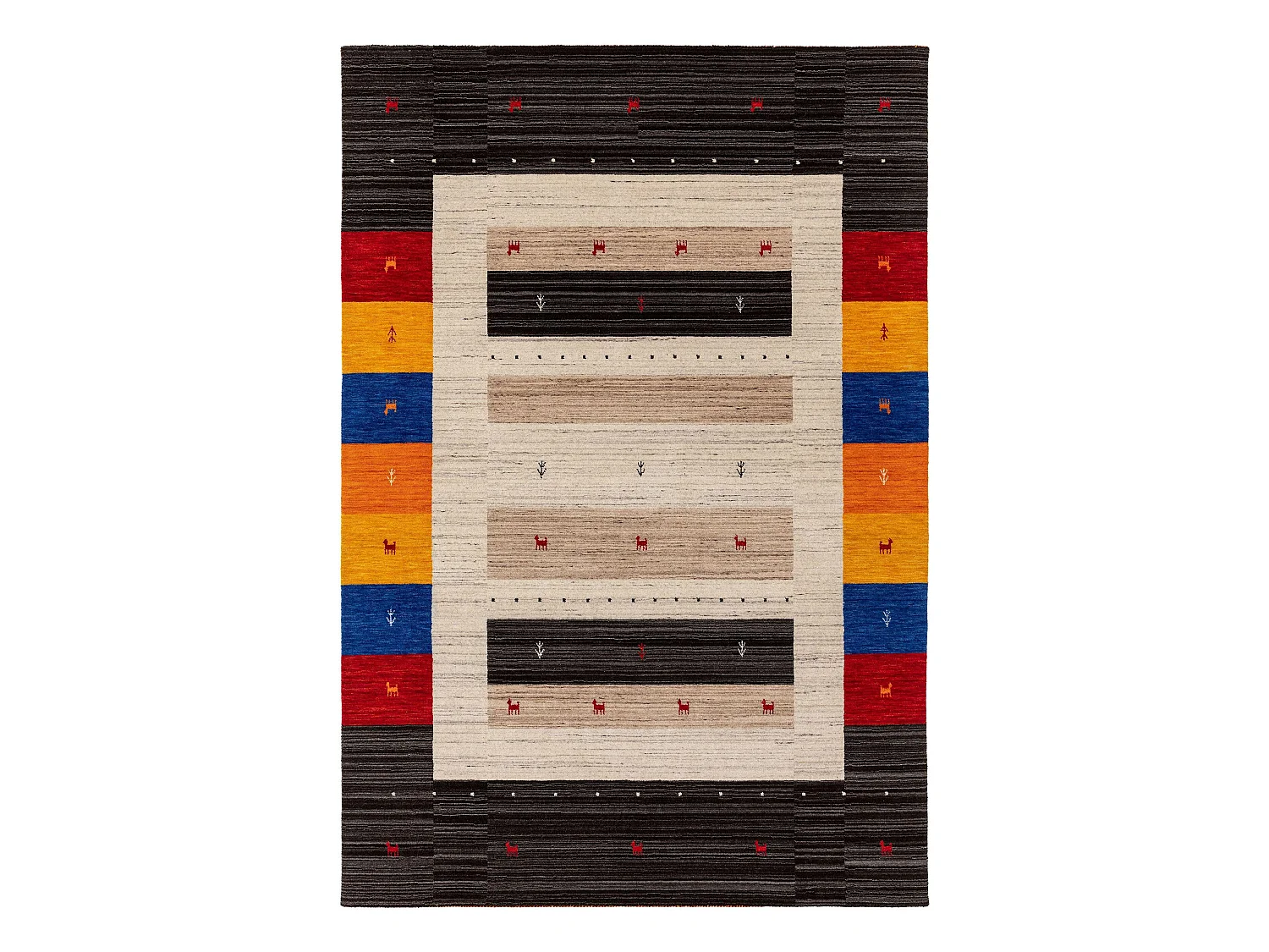 Tapis de laine Jamal Multicouleur 300x400 cm