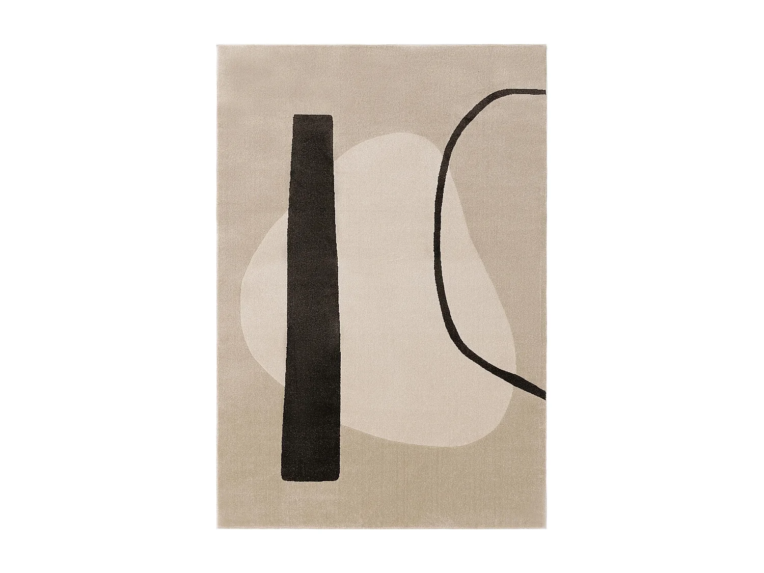Tapis Ida Crème/Anthracite 200x290 cm