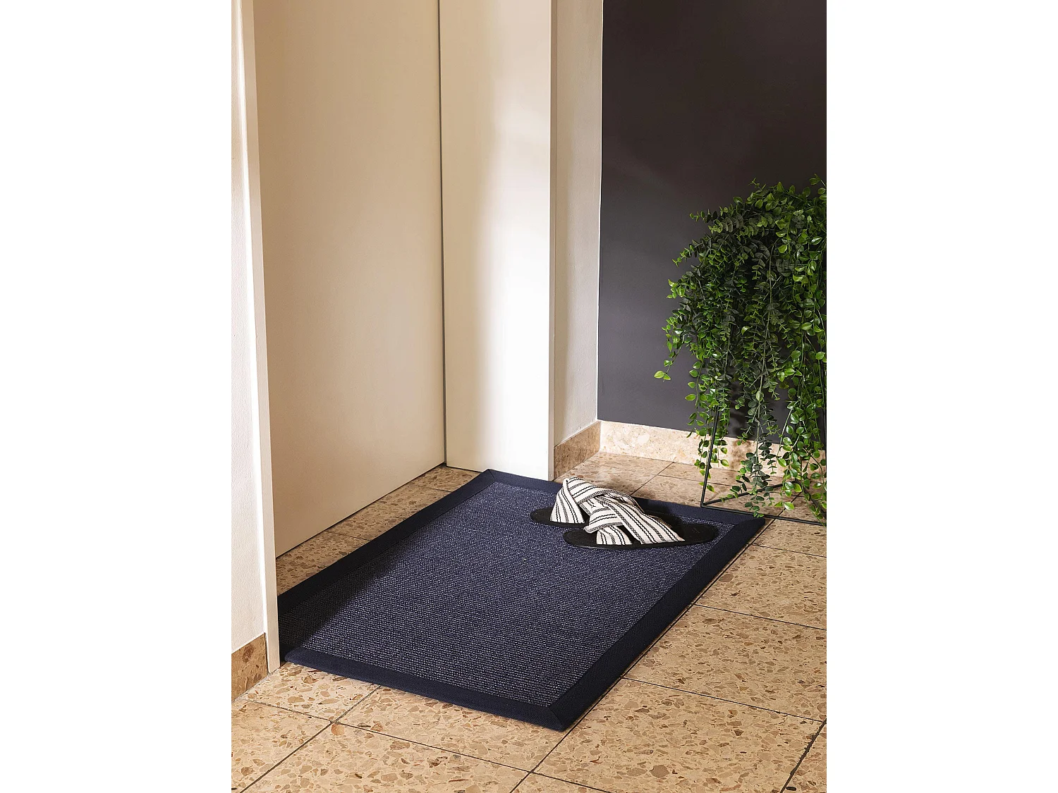 Paillasson Sana Bleu 40x60 cm