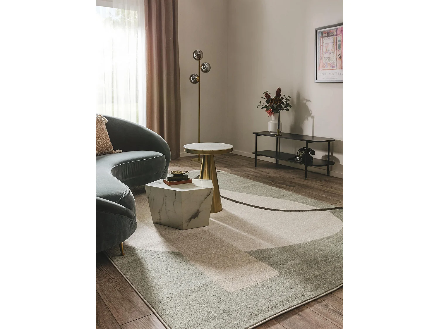 Tapis Ida Multicouleur 80x150 cm