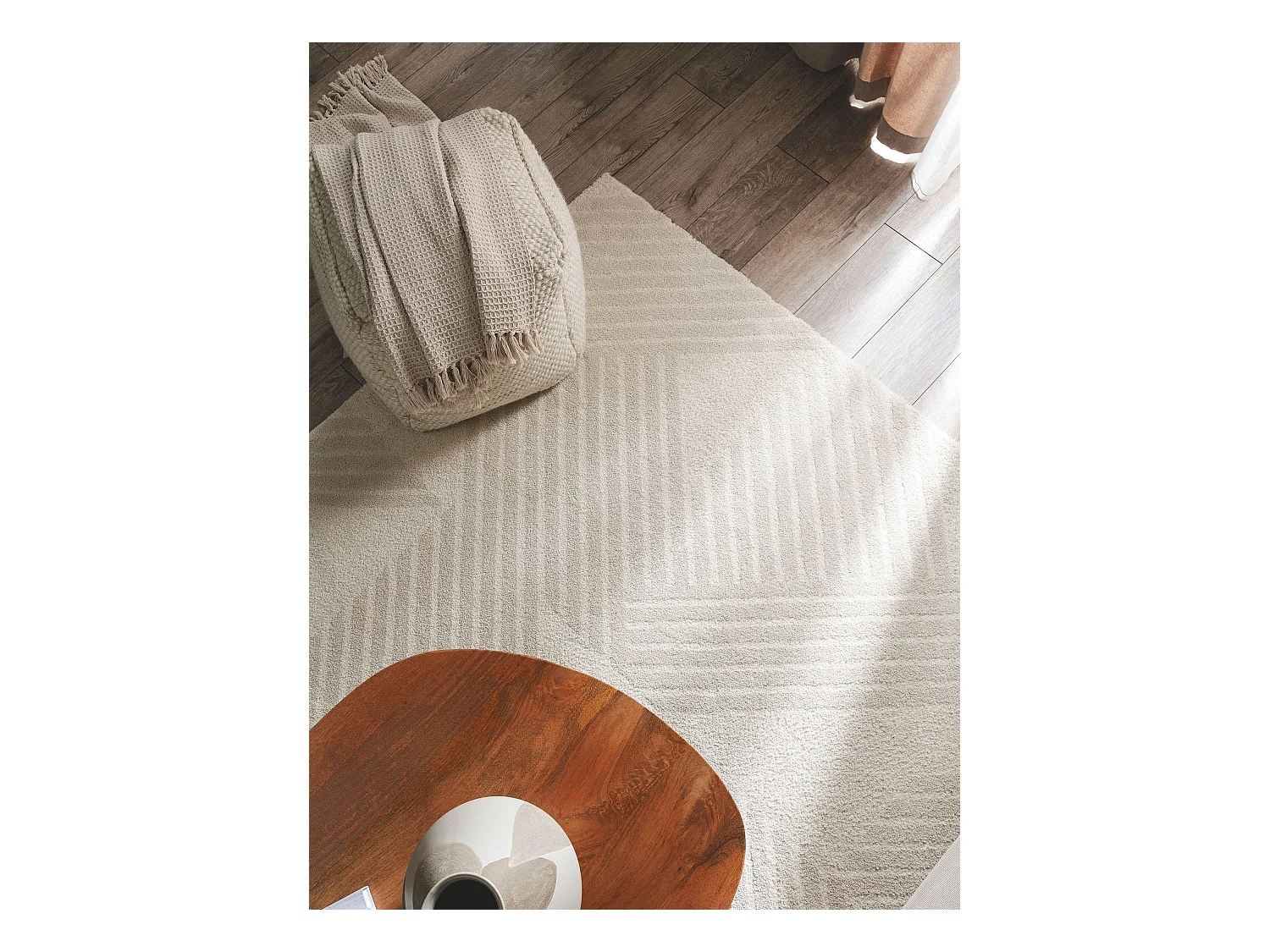 Tapis Tacoma Crème 200x290 cm