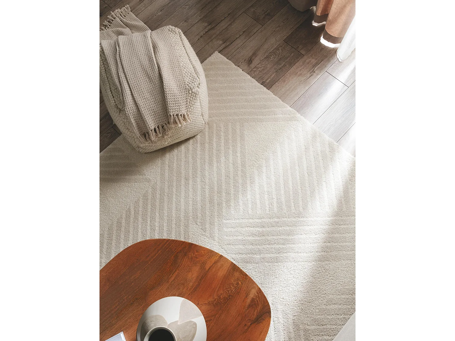 Tapis Tacoma Crème 200x290 cm