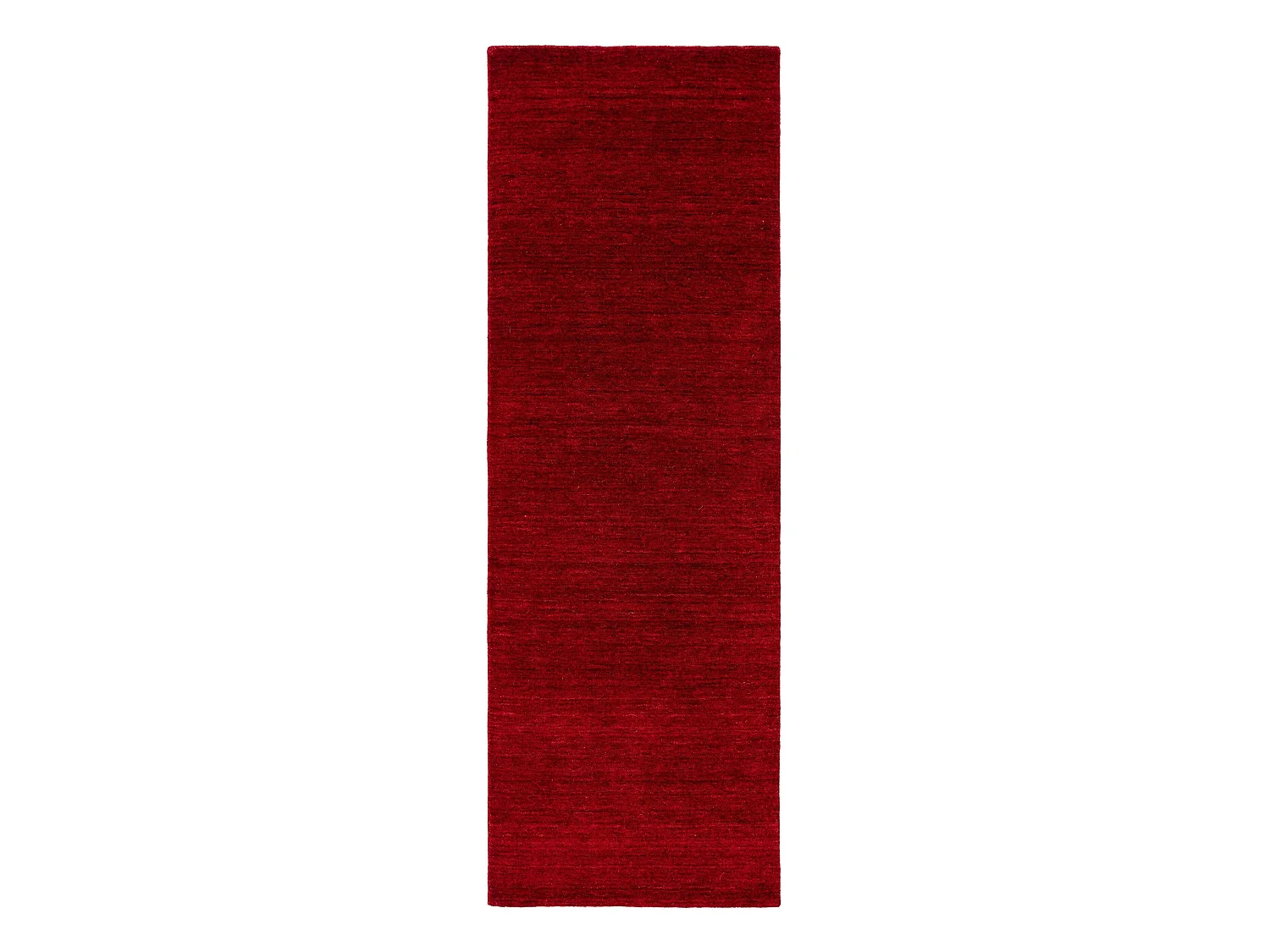 Tapis de couloir en laine Jamal Rouge 80x250 cm