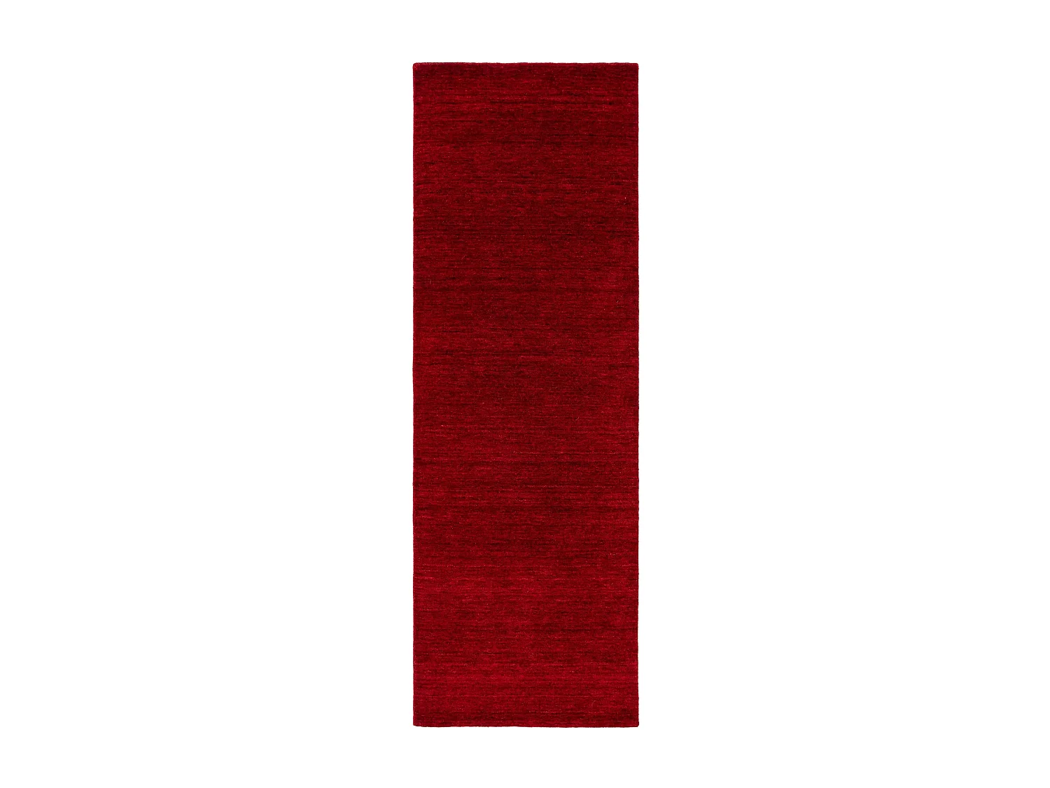 Tapis de couloir en laine Jamal Rouge 80x250 cm