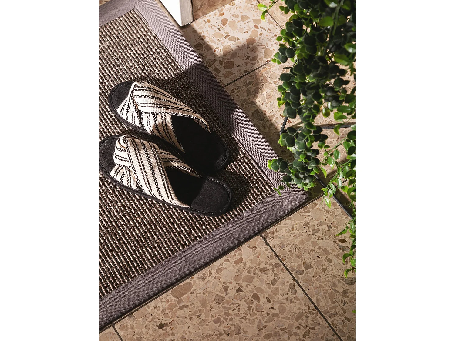 Paillasson Sana Gris 60x90 cm